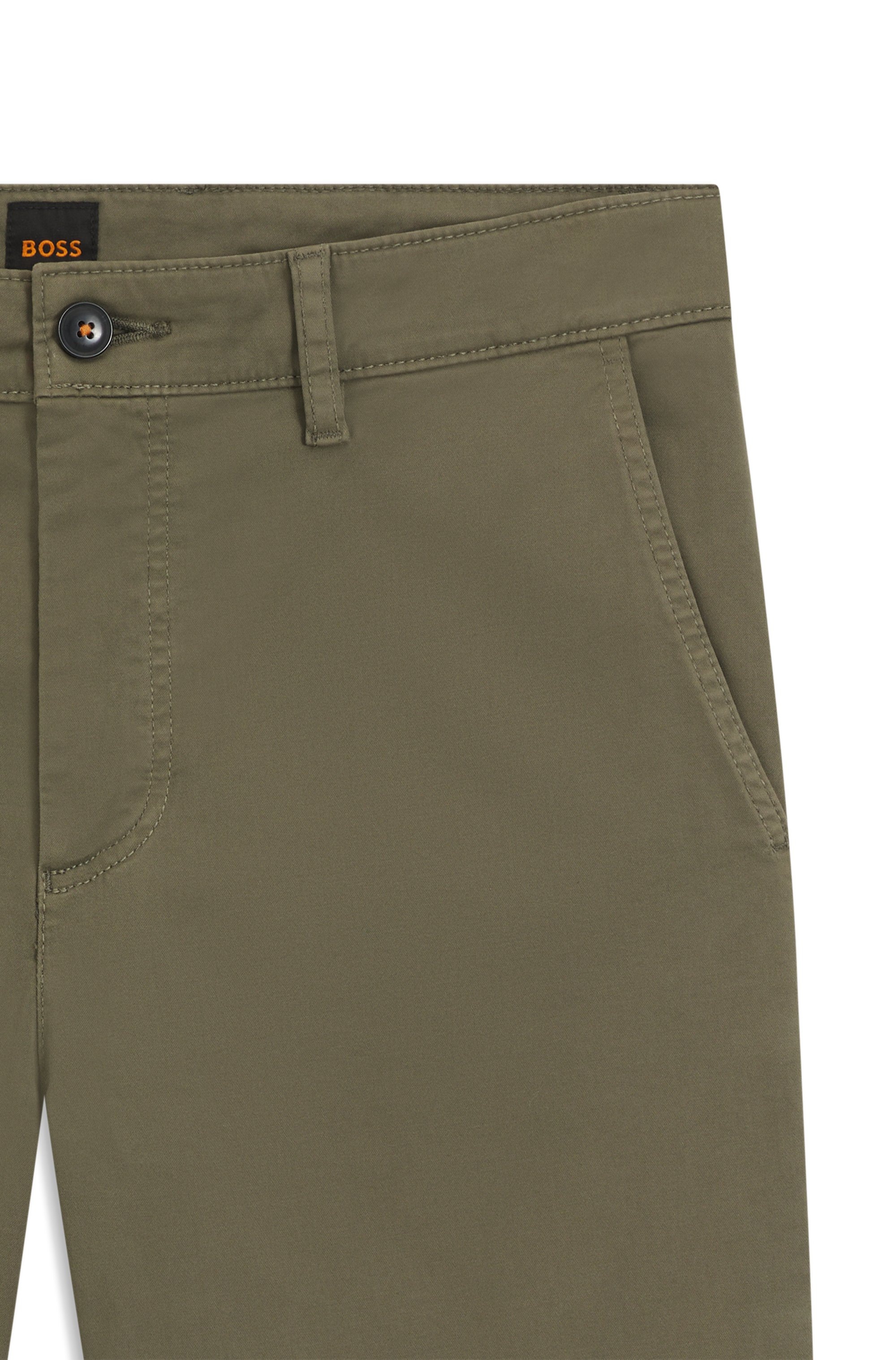 BOSS ORANGE Chinohose »tapered«, mit BOSS Logo hinten