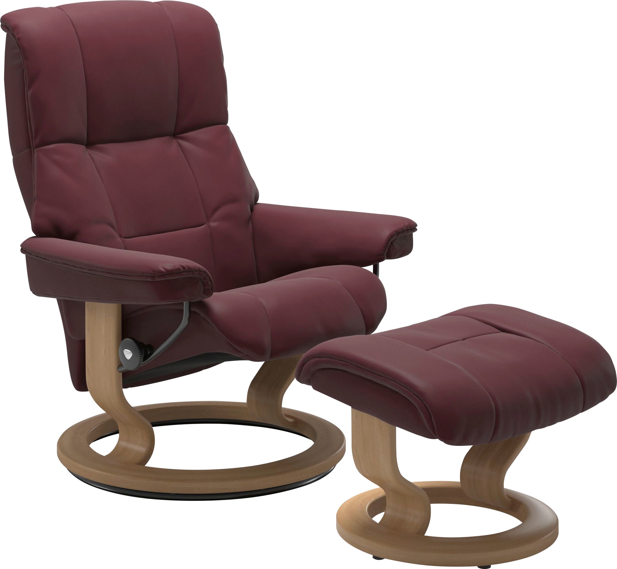 Stressless Fußhocker "Mayfair", mit Classic Base, Gestell Eiche