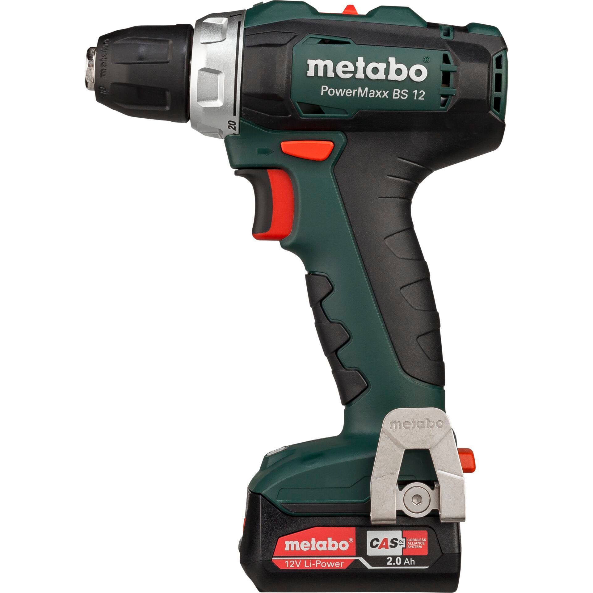 metabo Akku-Bohrschrauber »PowerMaxx BS 12«, inkl. 2 Akkus und Ladegerät