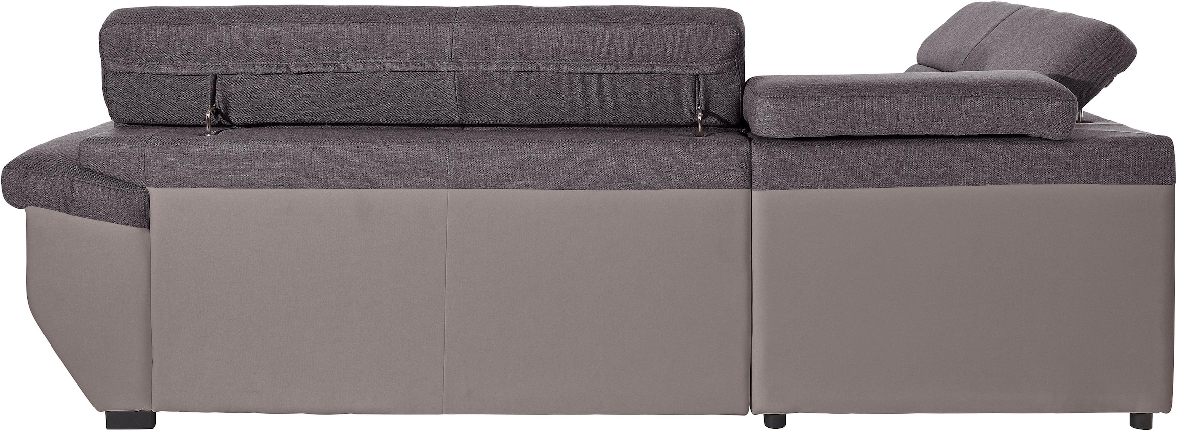 COTTA Ecksofa »Speedway L-Form«, mit Kopfteilverstellung, wahlweise mit Bettfunktion & Bettkasten