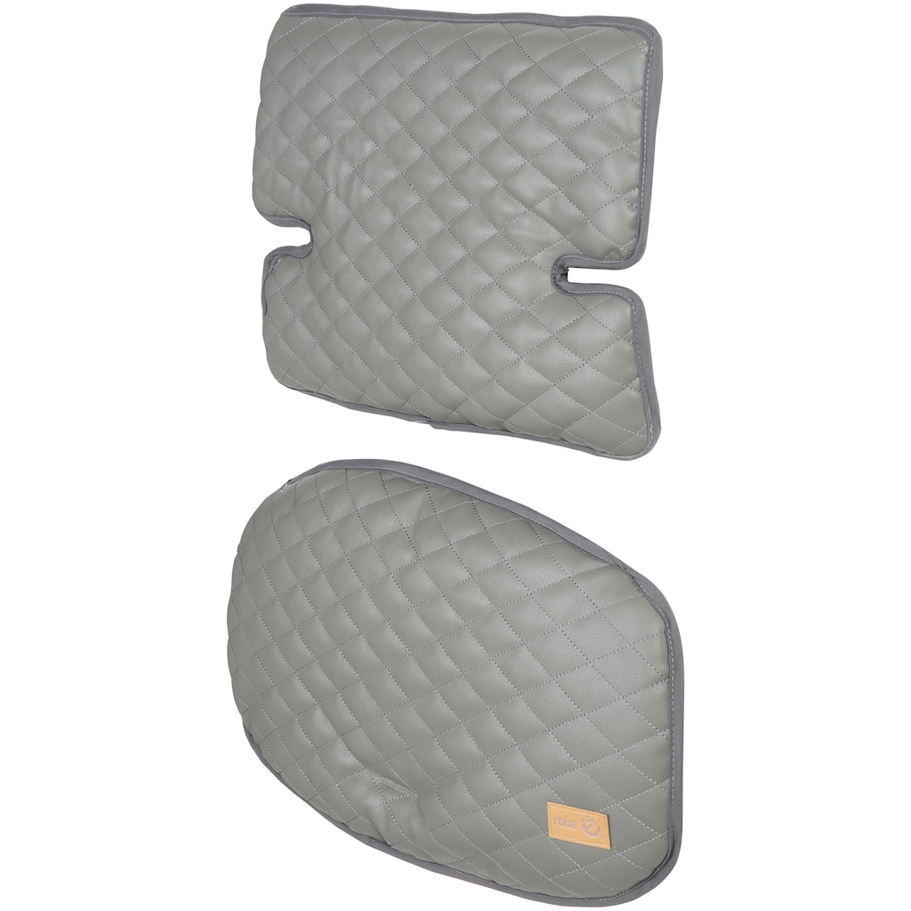 roba® Sitzverkleinerer »Sit Up Luxe, stone gesteppt, 2-teilig«, (2 tlg.)