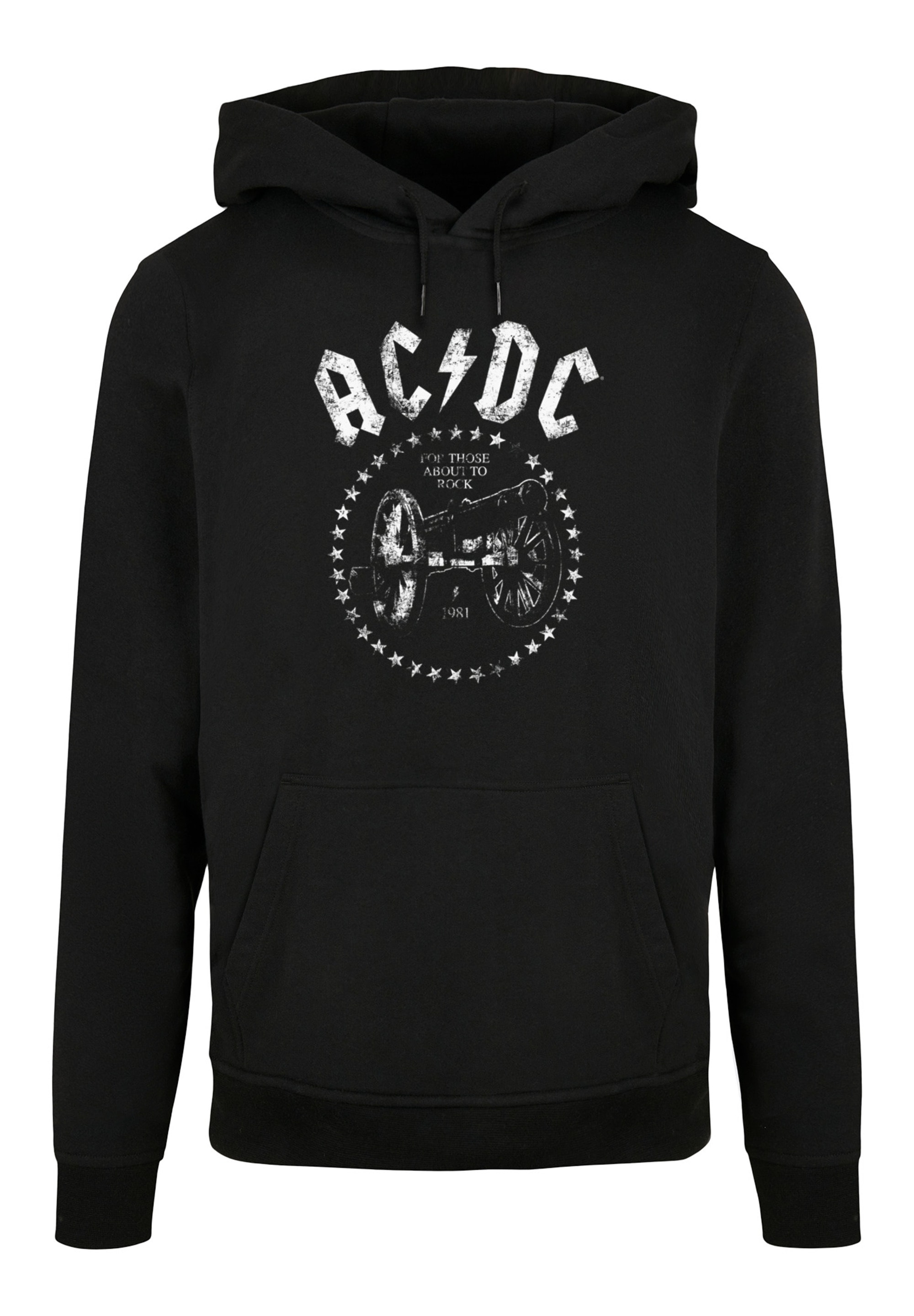 F4NT4STIC Kapuzenpullover "ACDC Rock Band Music We Salute You Cannon", Prin günstig online kaufen