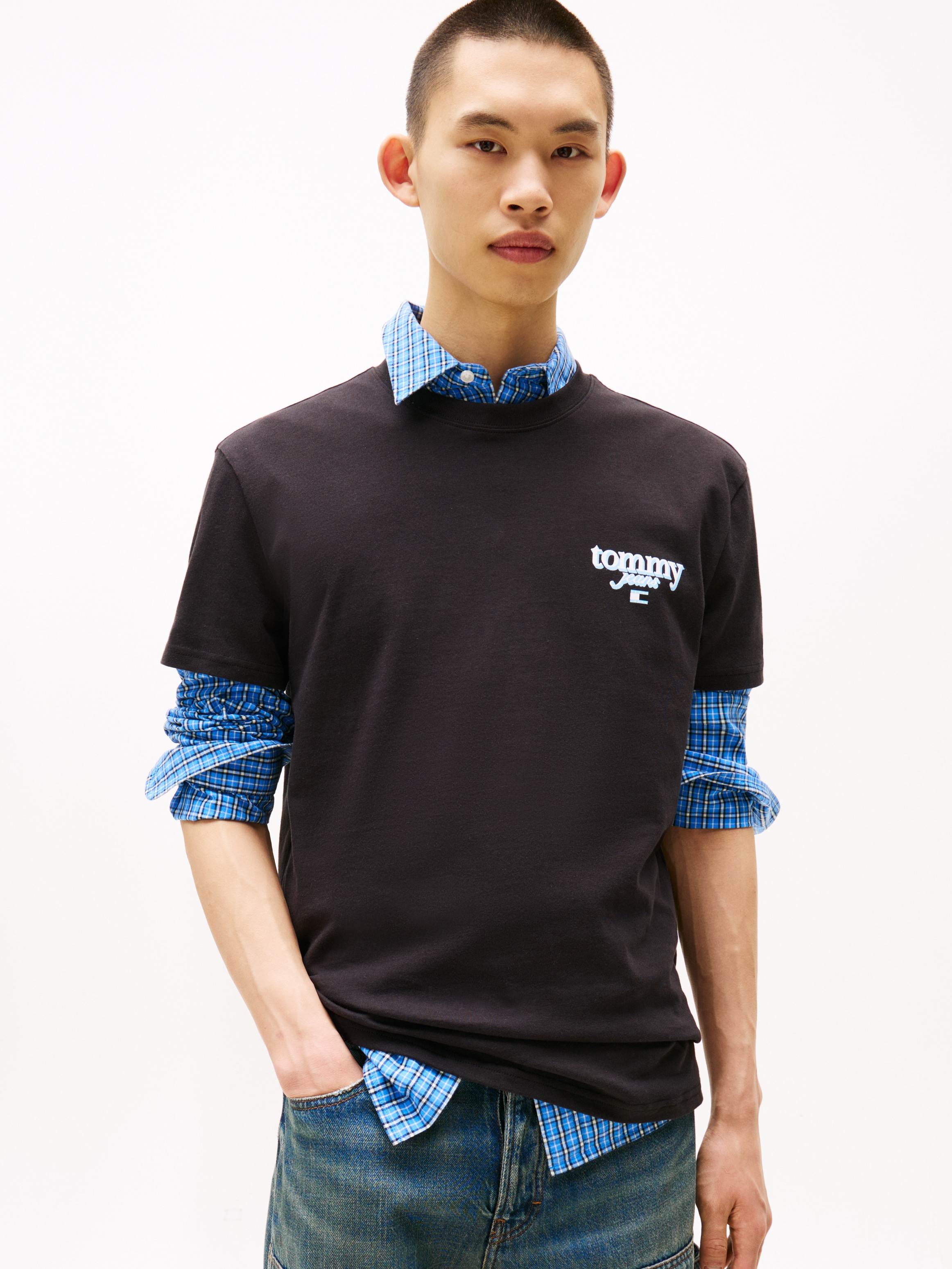 Tommy Jeans T-Shirt "TJM REG SIGNATURE CITY TEE", mit großem Rückenprint günstig online kaufen