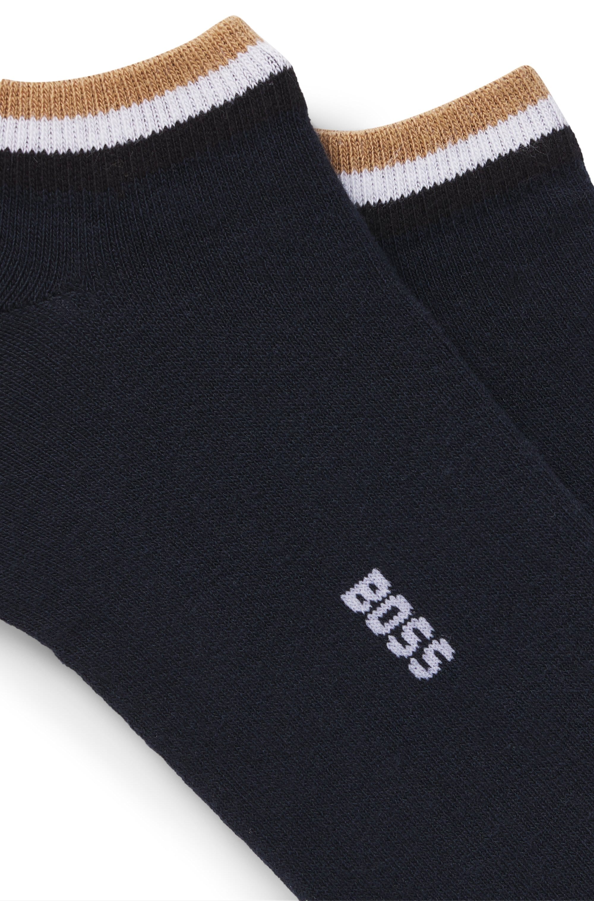 BOSS Sneakersocken »2P AS Stripe Col CC«, (Packung, 2 Paar), mit Kontraststreifen
