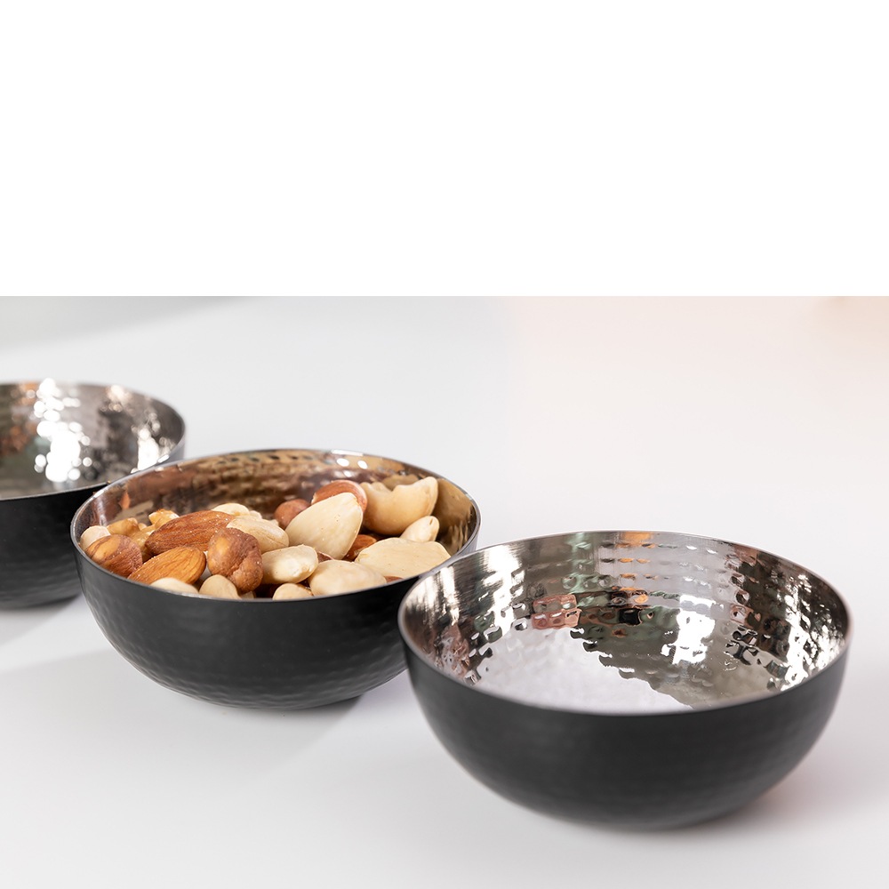 Fink Schale »PICCA« 1 aus Edelstahl traditionelle Handarbeit