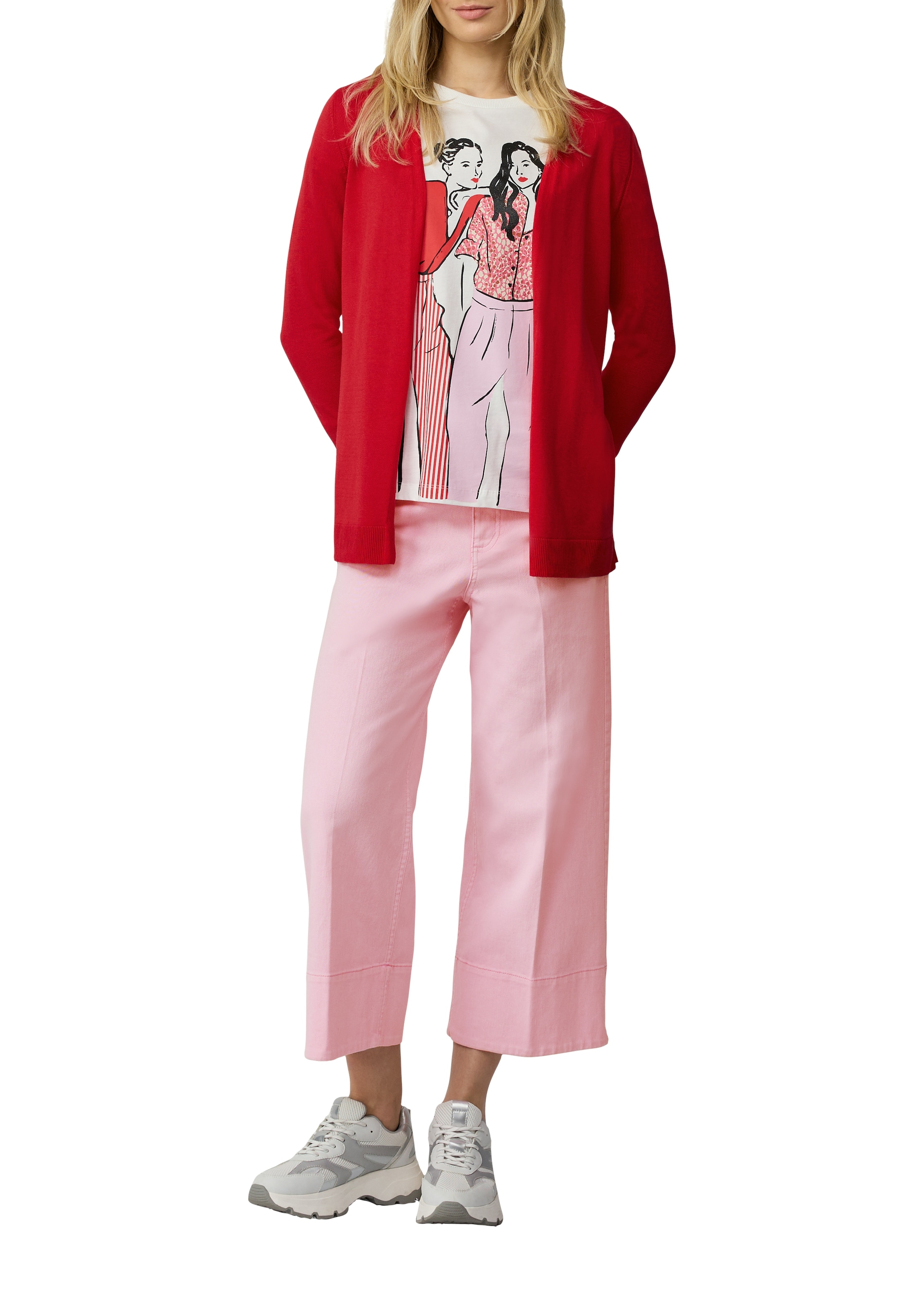 s.Oliver Strickjacke, Feinstrick ohne Verschluss