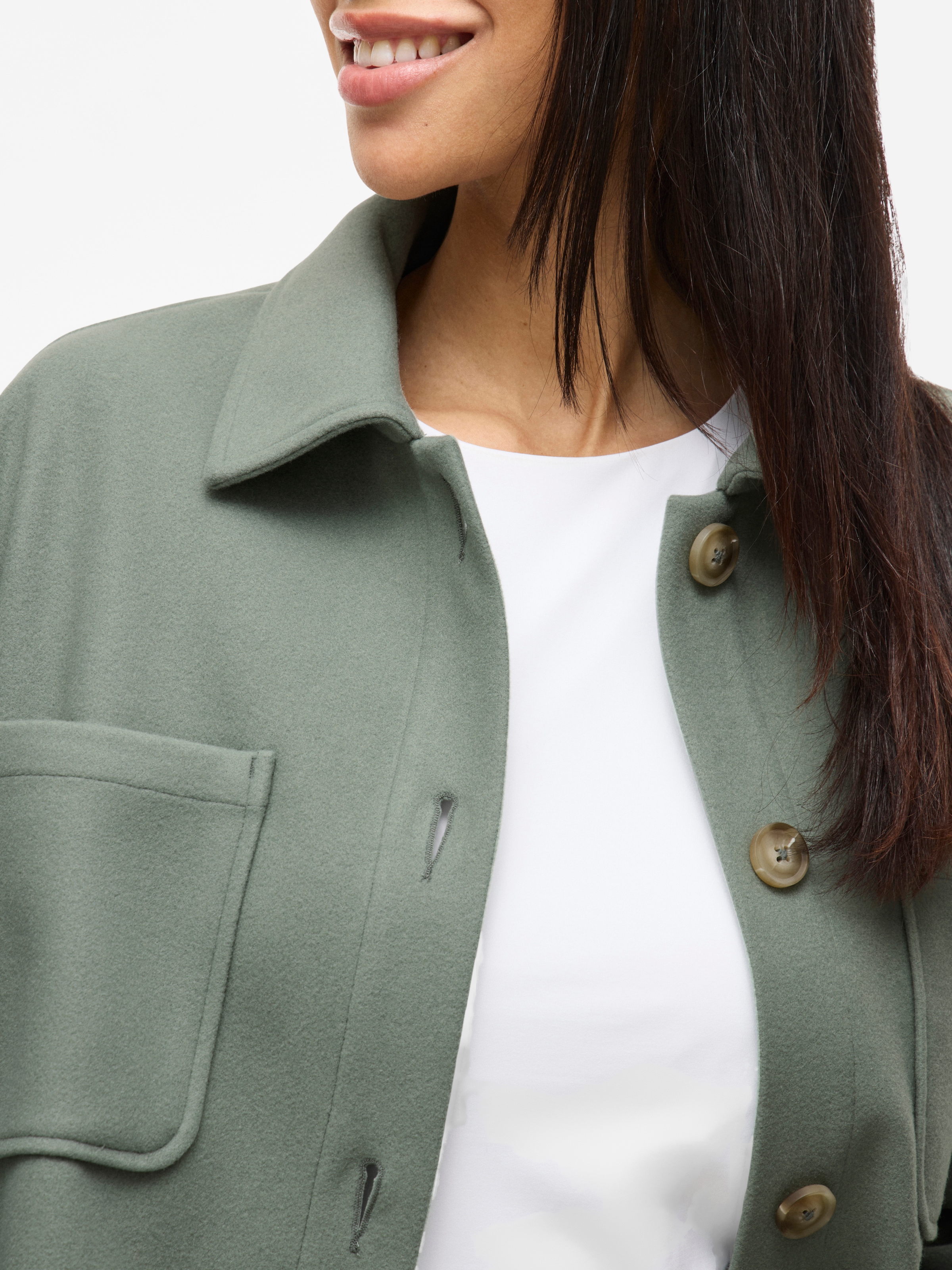 Vila Hemdjacke »VIKIMMI SHIRT L/S JACKET - NOOS«