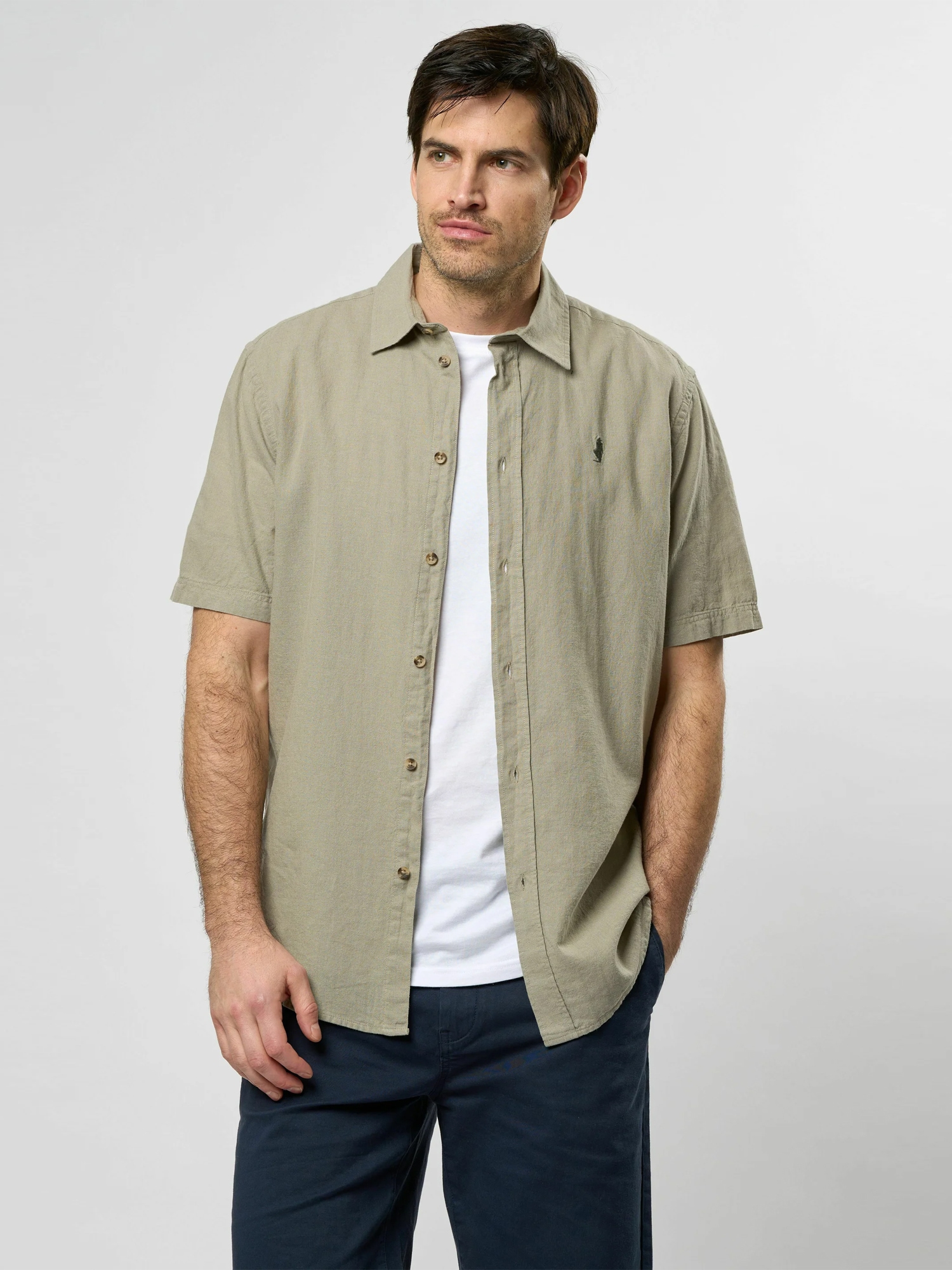 MCS Langarmhemd »MCS shirt MCFort Worth«