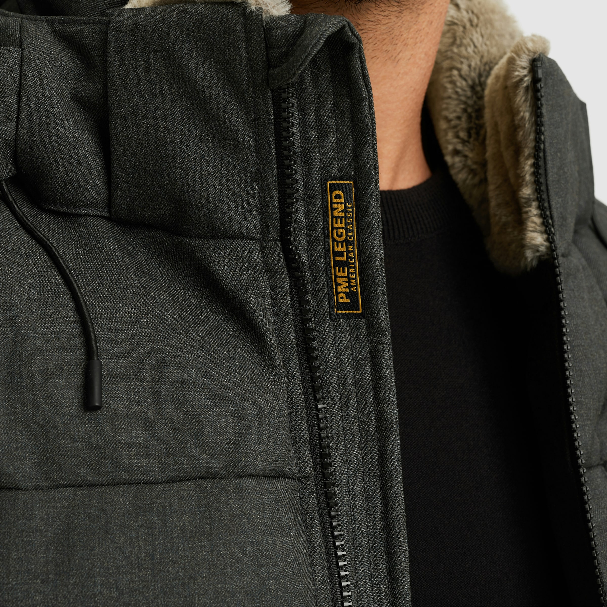 PME LEGEND Steppjacke »YETCRAFT«, mit Kapuze, Verschließbare Eingriff-, Brust- und Innentasche