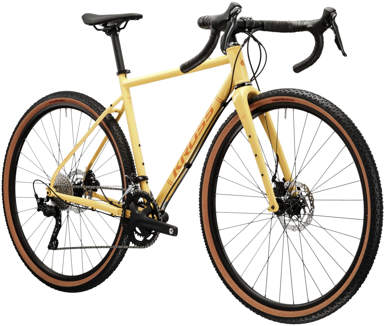 Kross Gravelbike »KROSS Gravelbike Esker 4.0 28" gelb«, 20 Gang, Shimano, GRX RX400 Schaltwerk, Kettenschaltung
