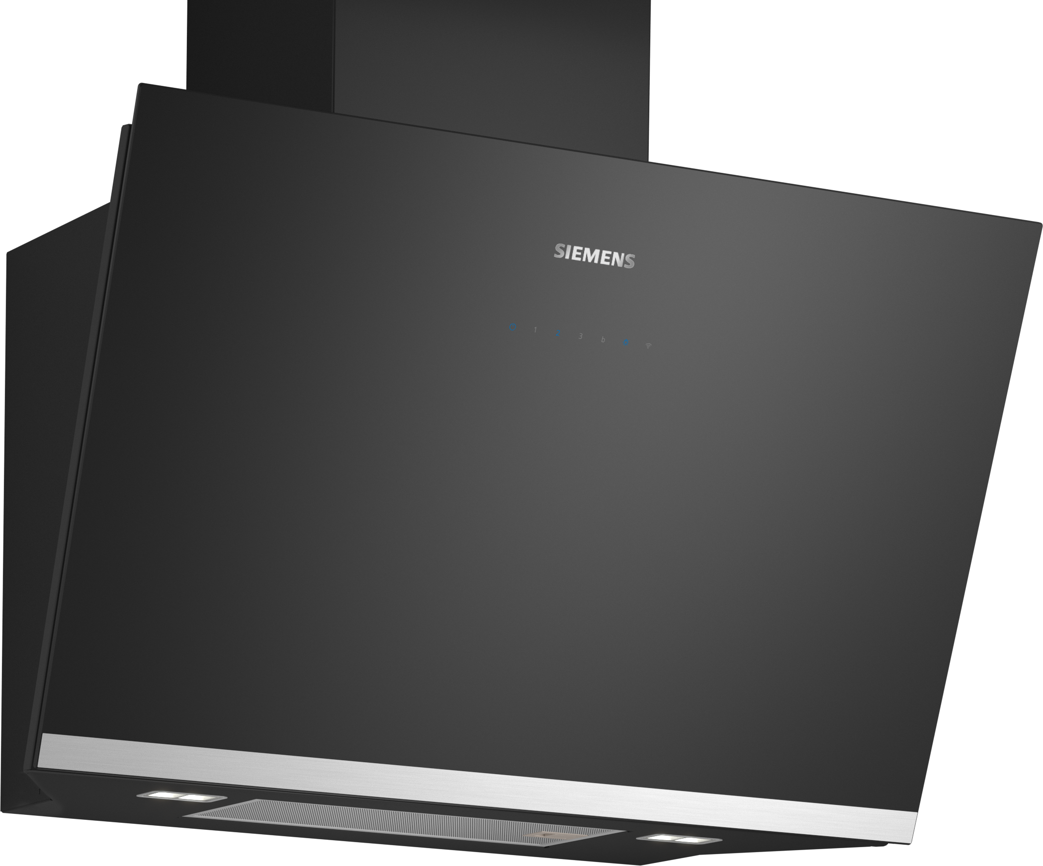 SIEMENS Kopffreihaube "LC81KAN60", B:79cm H:45cm T:44,7cm, silber, Dunstabzugshauben, Geruchs- und geräuscharme Küche dank iQdrive-Motor &