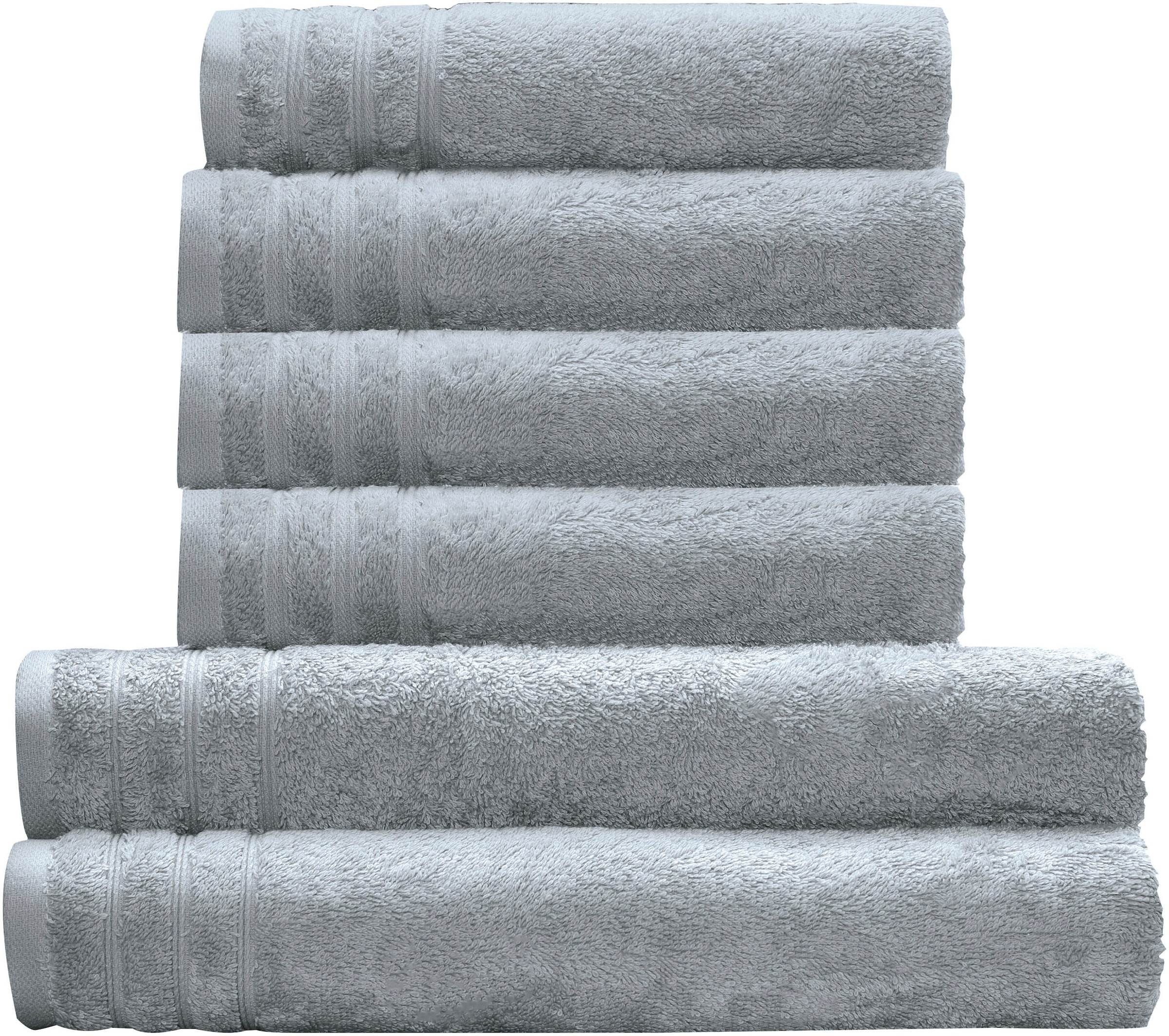 Kleine Wolke Handtuch Set "Royal, 6 Stück (4 Handtücher 50/100 cm + 2 Dusch günstig online kaufen