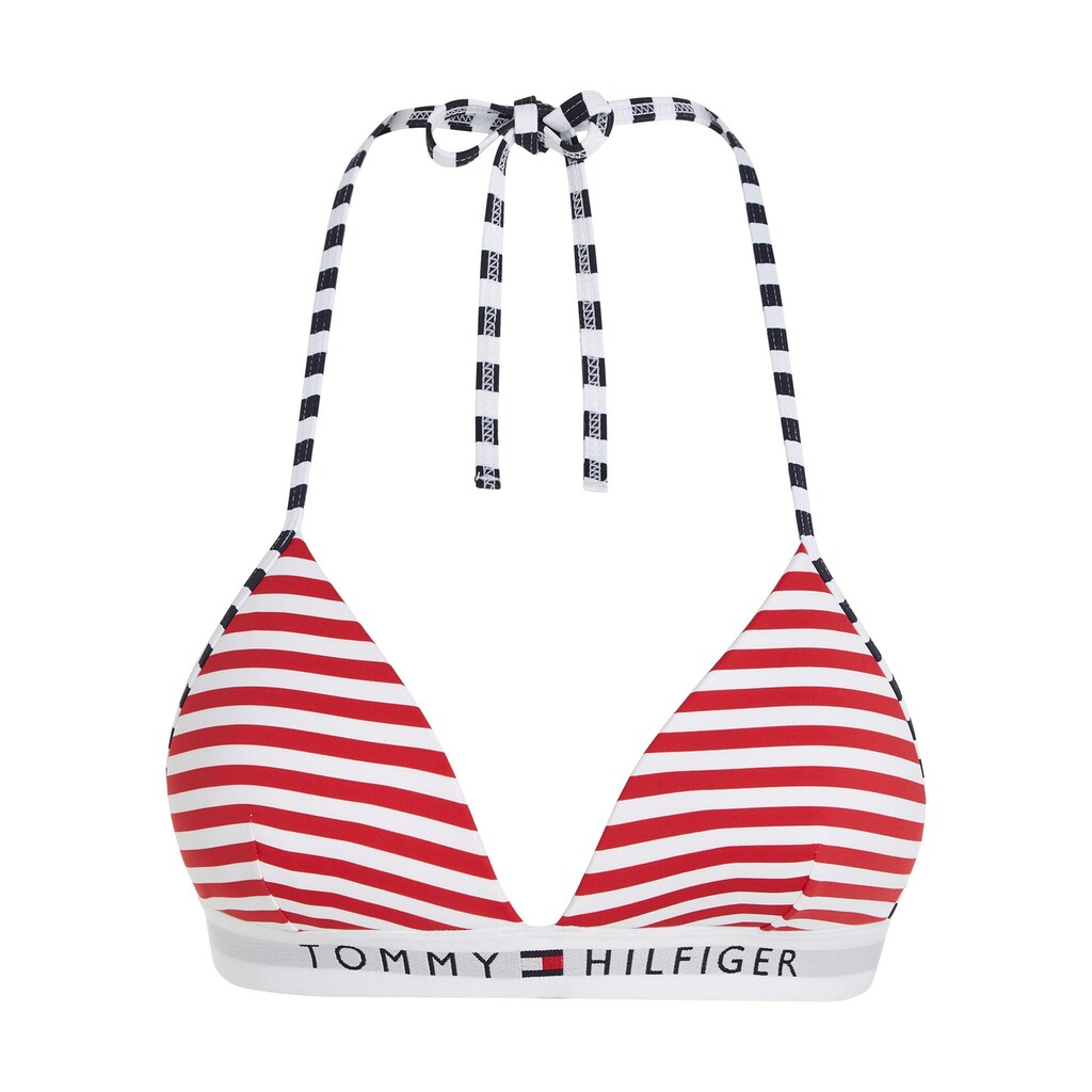 Tommy Hilfiger Swimwear Triangel-Bikini-Top »TH TRIANGLE FIXED FOAM PRINT«