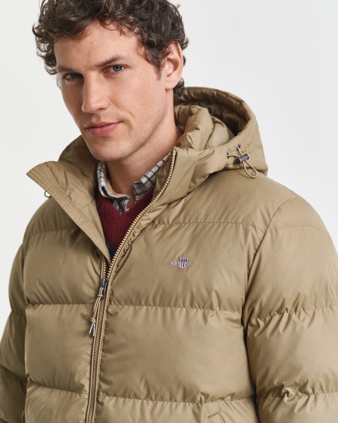 Gant Steppjacke »ACTIVE CLOUD JACKET« mit Kapuze regular fit, abnehmbare Kapuze, 2-Wege-Reißverschluss