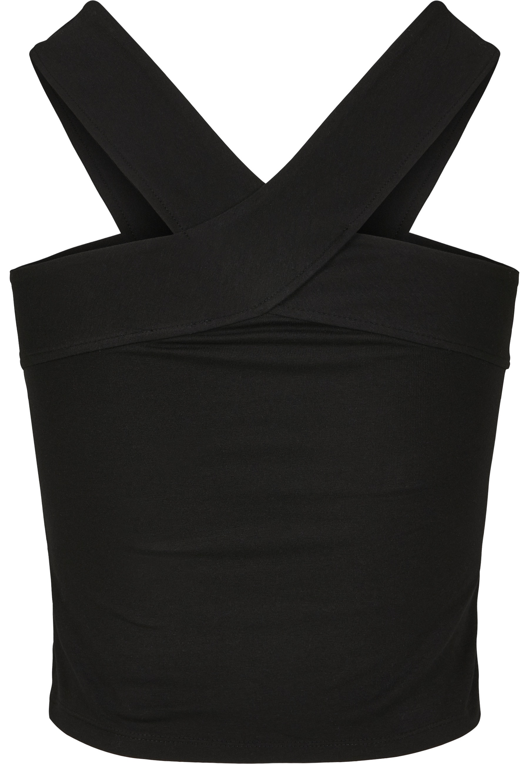URBAN CLASSICS Yoga & Relax Shirt »Urban Classics Damen Ladies Cross Top« 1 Stk.