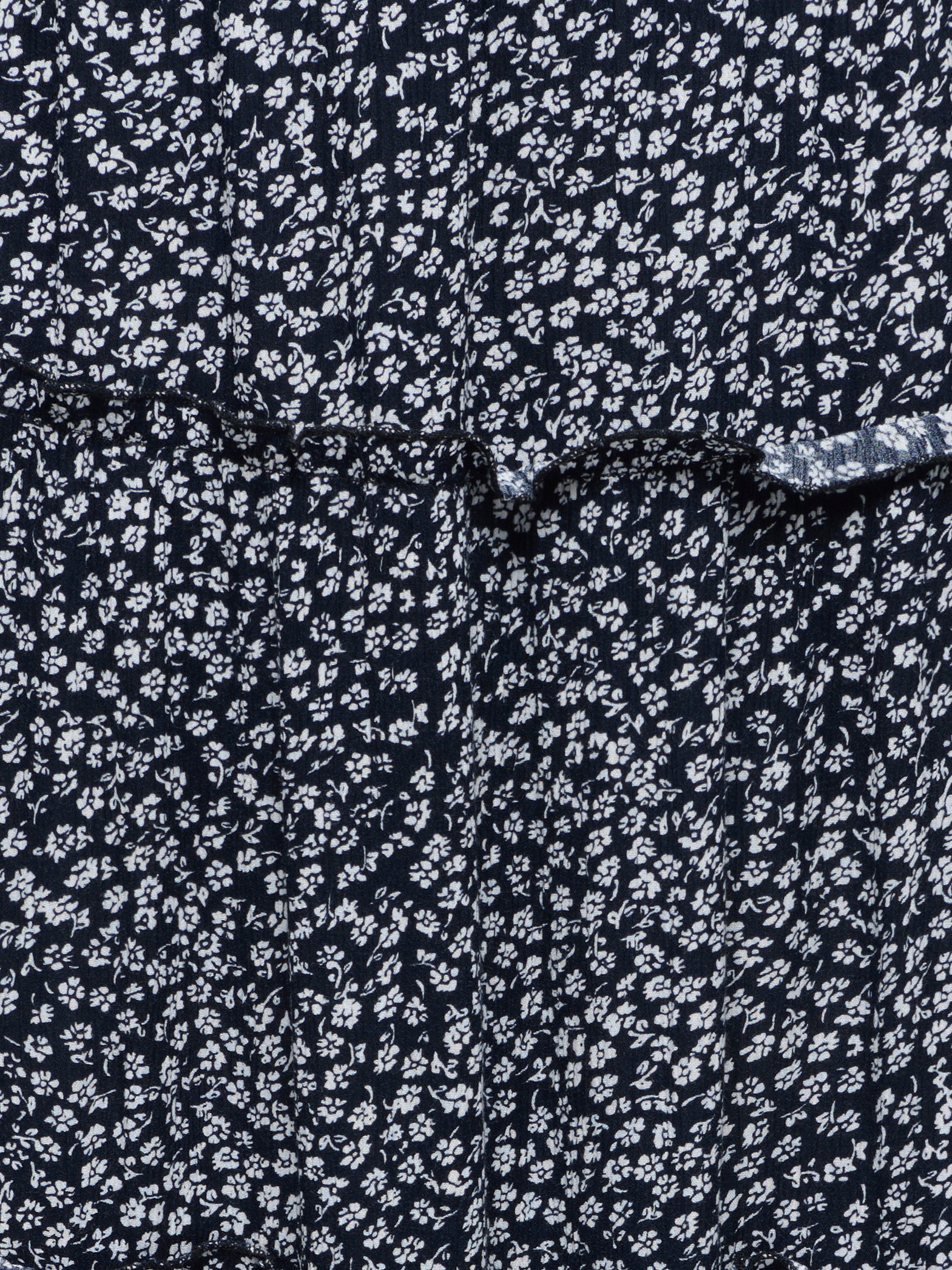 Maxirock ONLY "ONLFERNANDA LIFE LAYRED LONG SKIRT NOOS", Damen, Gr. XS, night sky aop:fernanda flower, Web, Obermaterial: 100% Viskose, bedruckt, lang, Röcke Maxirock, Viskose, gesmoktes Bündchen 2