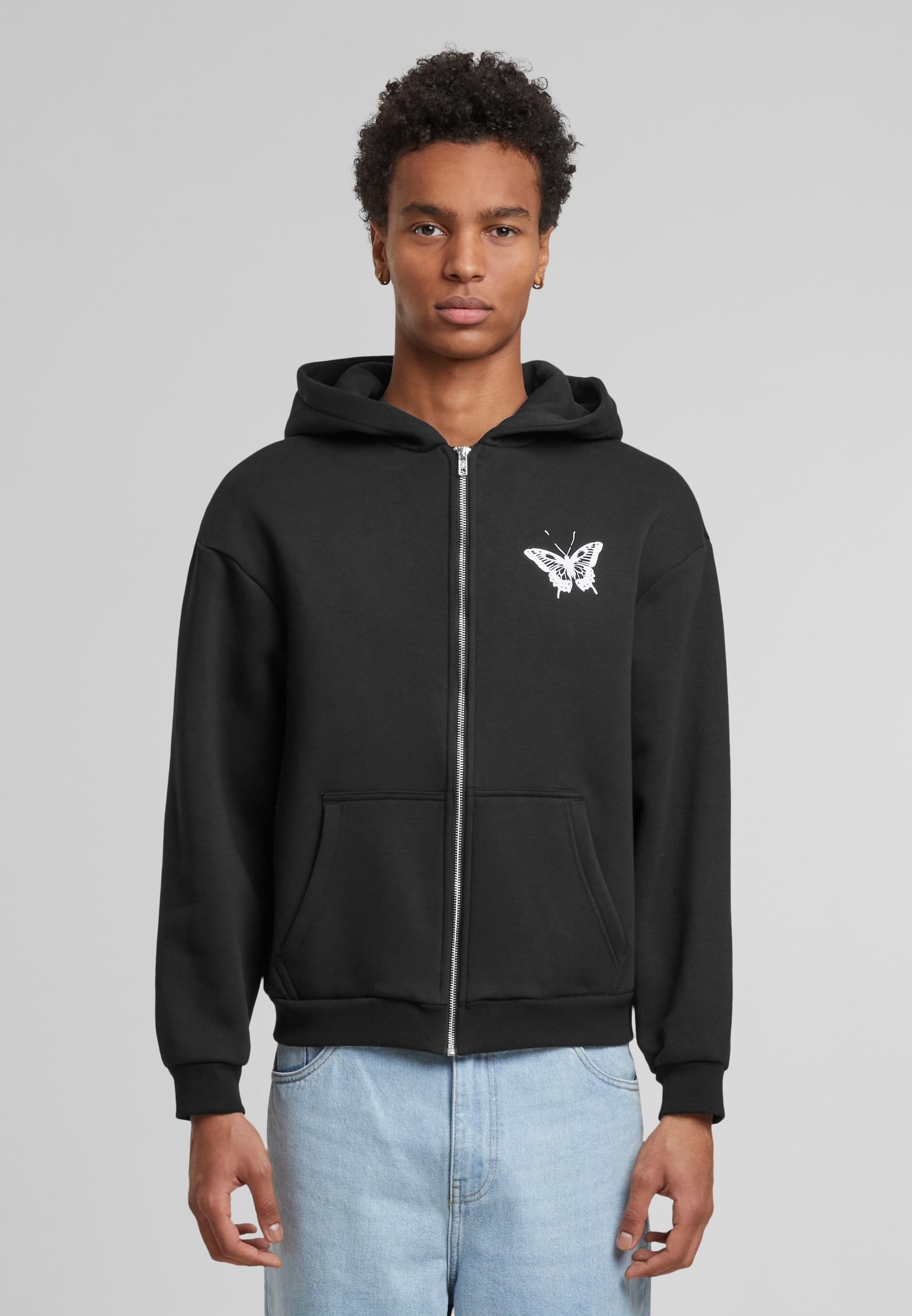 Upscale by Mister Tee Sweatjacke »Upscale by Mister Tee Let‘s Get Lost Fluffy Zip Hoody«