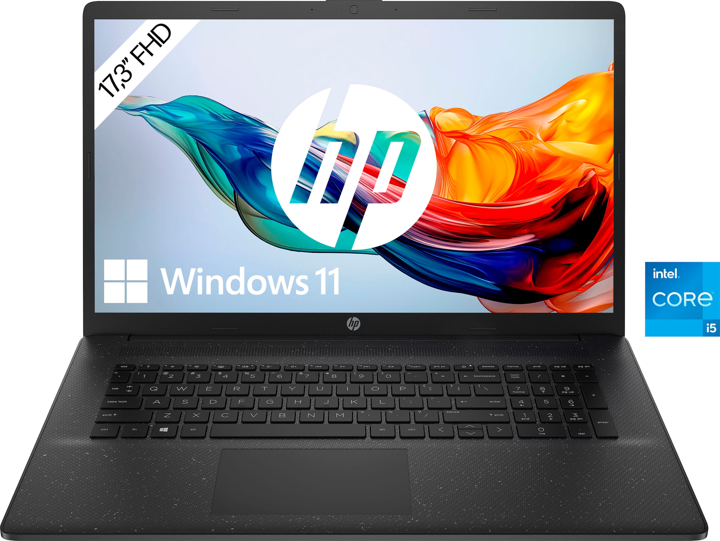 HP Notebook »17-cn2274ng«, SSD Xe Core i5, Zoll, Iris | 43,9 Intel, 512 BAUR 17,3 / GB Graphics, cm