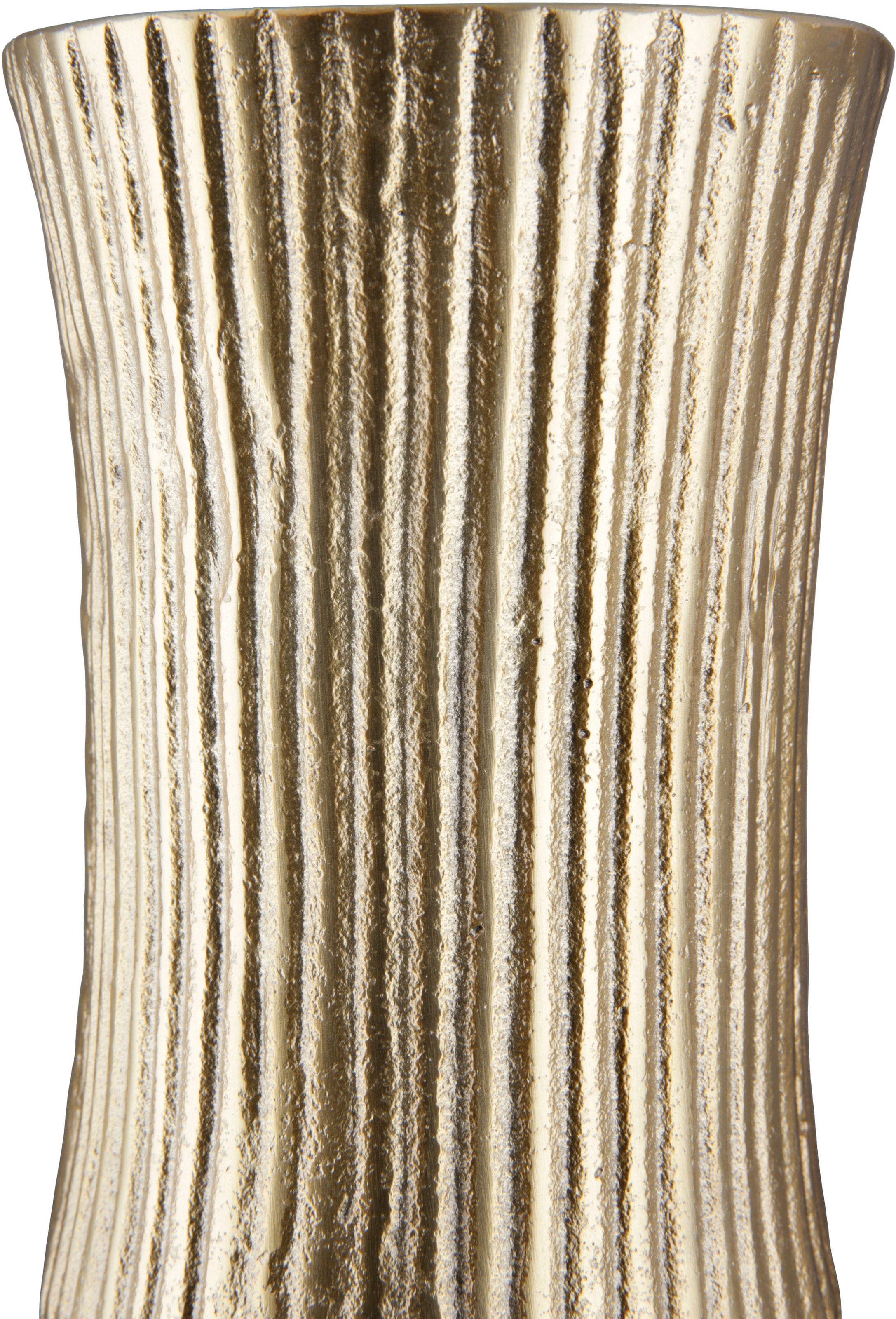 GILDE Dekovase »Face« Vase aus Aluminium, Dekoobjekt