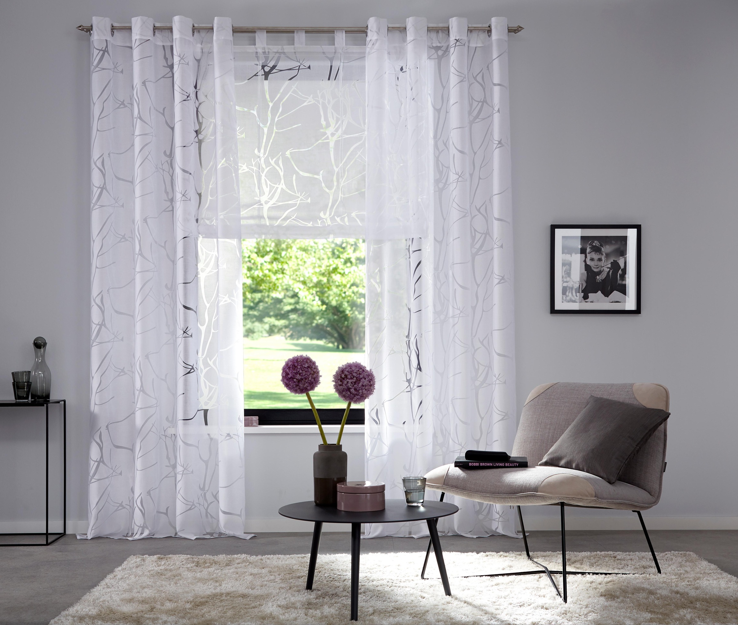 Gardine »Anna«, Polyester St.), (1 BAUR | home my