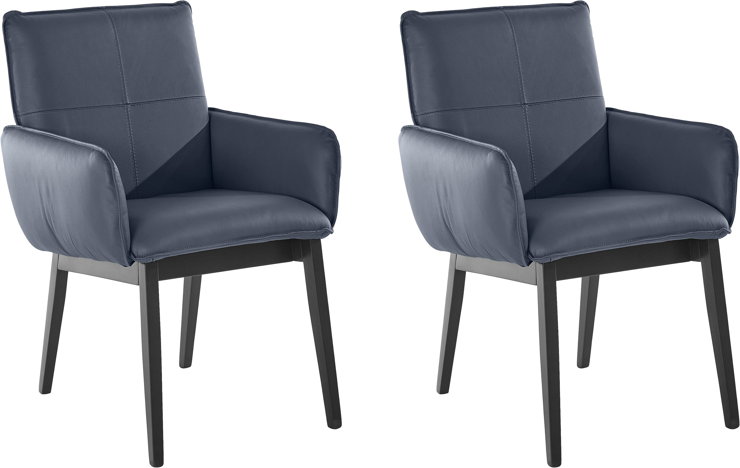 Home affaire Armlehnstuhl "Model 6" (Set) 2 Stk.Bezug in Microfaser oder Le günstig online kaufen