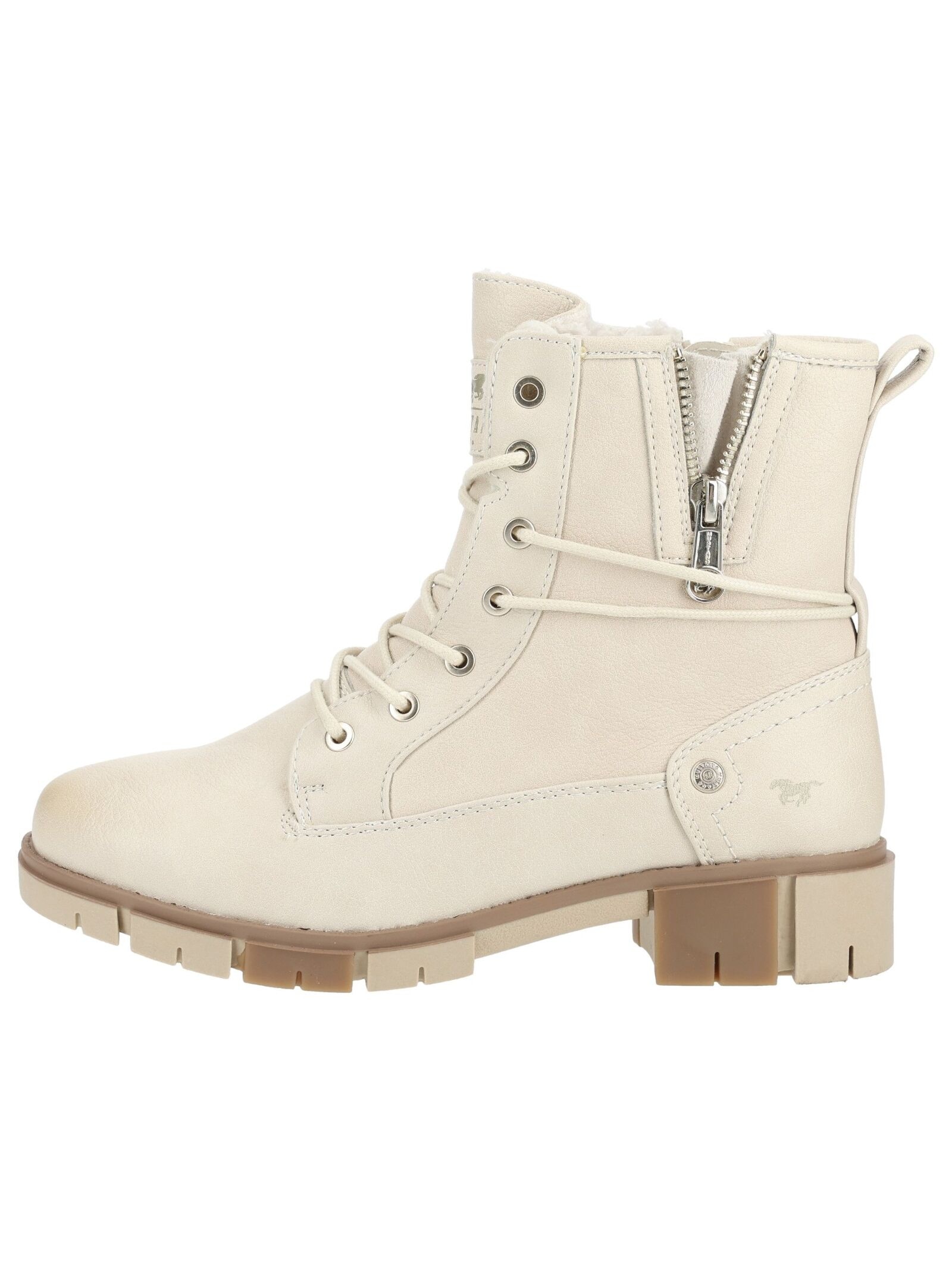 Mustang Shoes Schnürstiefelette »Mustang Shoes Stiefelette Lederimitat«