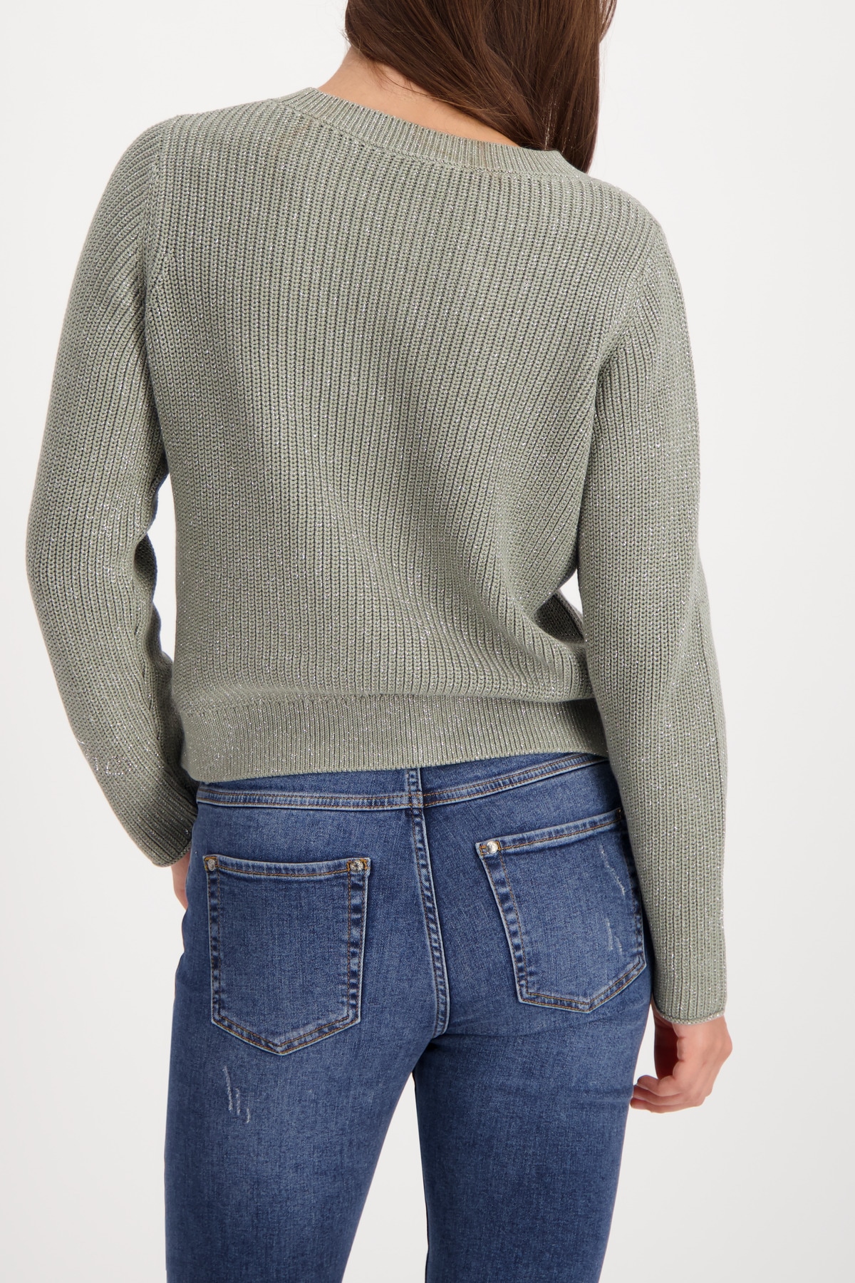 Monari Strickpullover »Pullover Schmuck + Lurex«