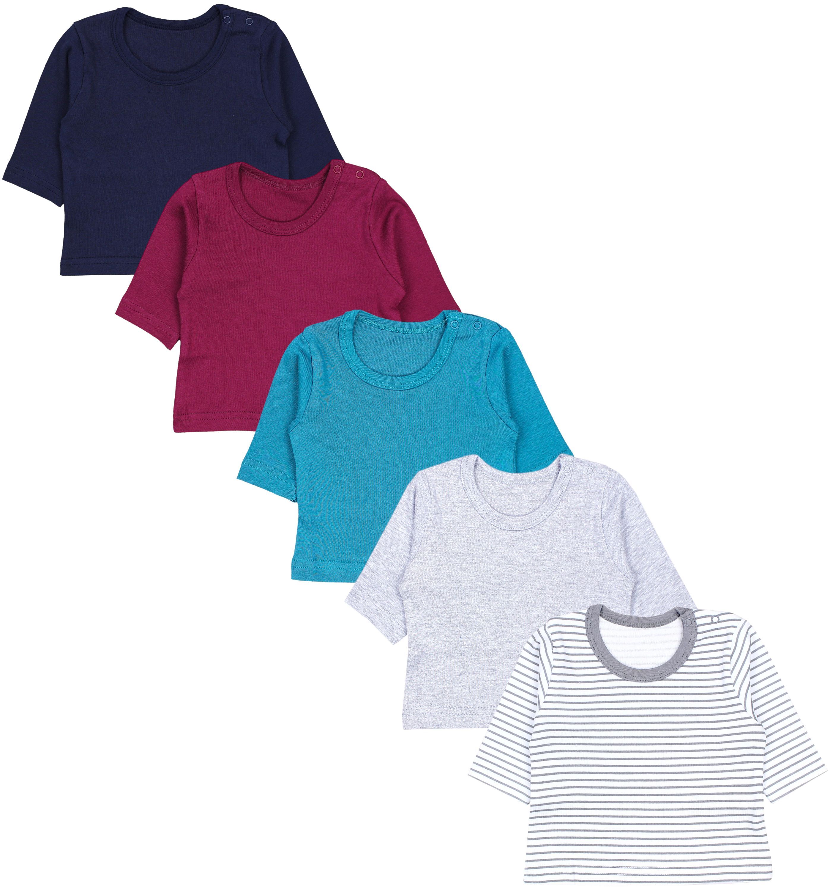 TupTam Langarmshirt "Shirt Baby Jungen Langarmshirt 5er Set"