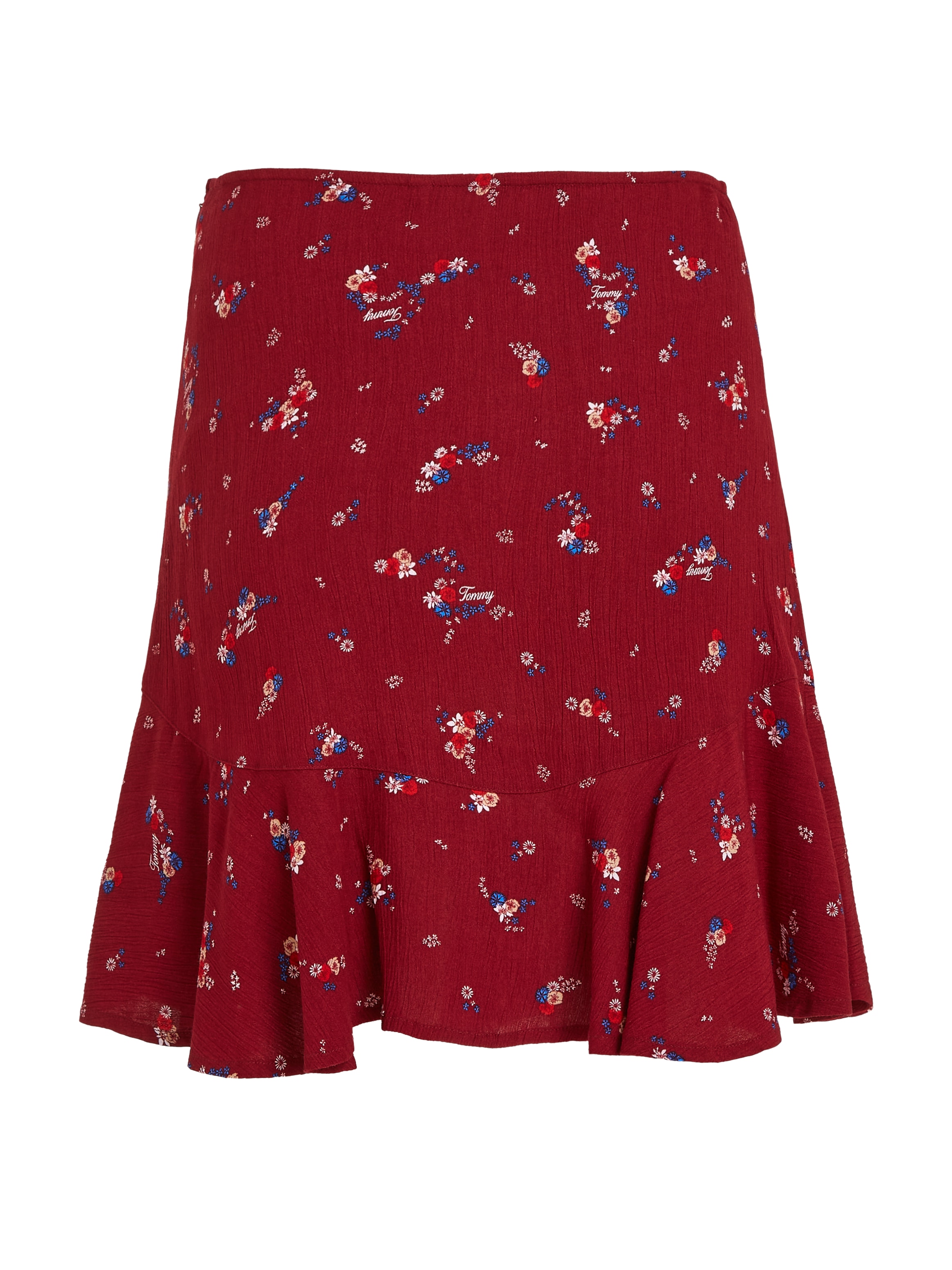 Tommy Jeans Minirock »TJW FLORAL TIERED MINI SKIRT«, Webrock mit Blumenprint