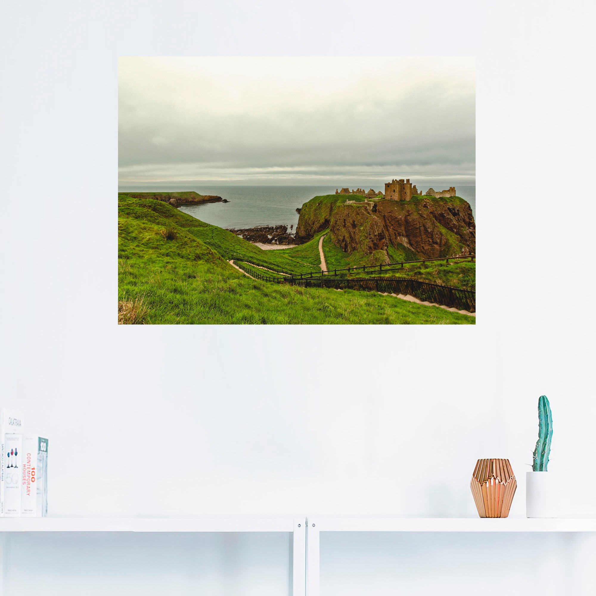 Artland Leinwandbild »Historisches Schottland«, Europa, (1 St.), auf Keilrahmen gespannt