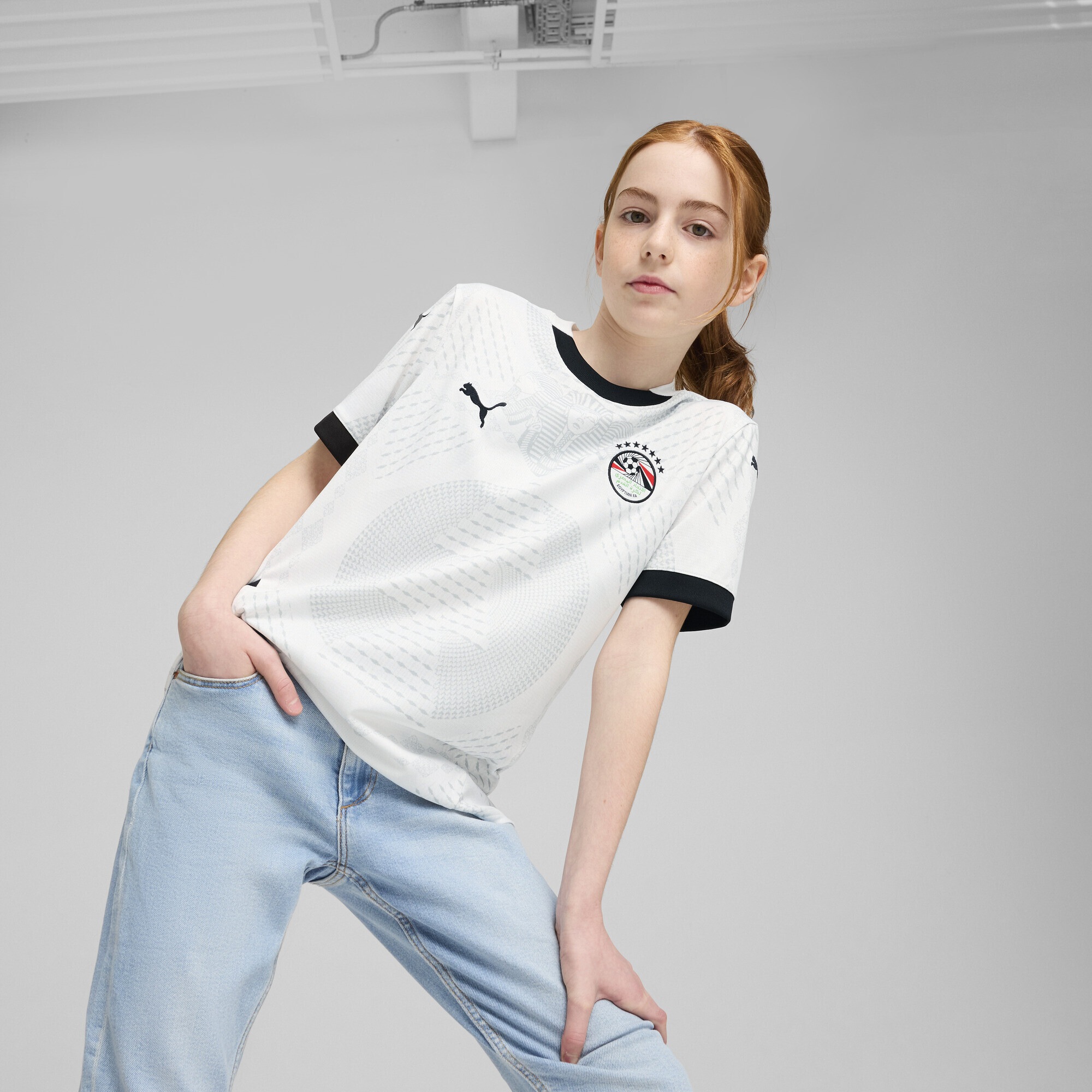 PUMA Trainingsshirt »Ägypten 2025 Auswärtstrikot Jugendliche«