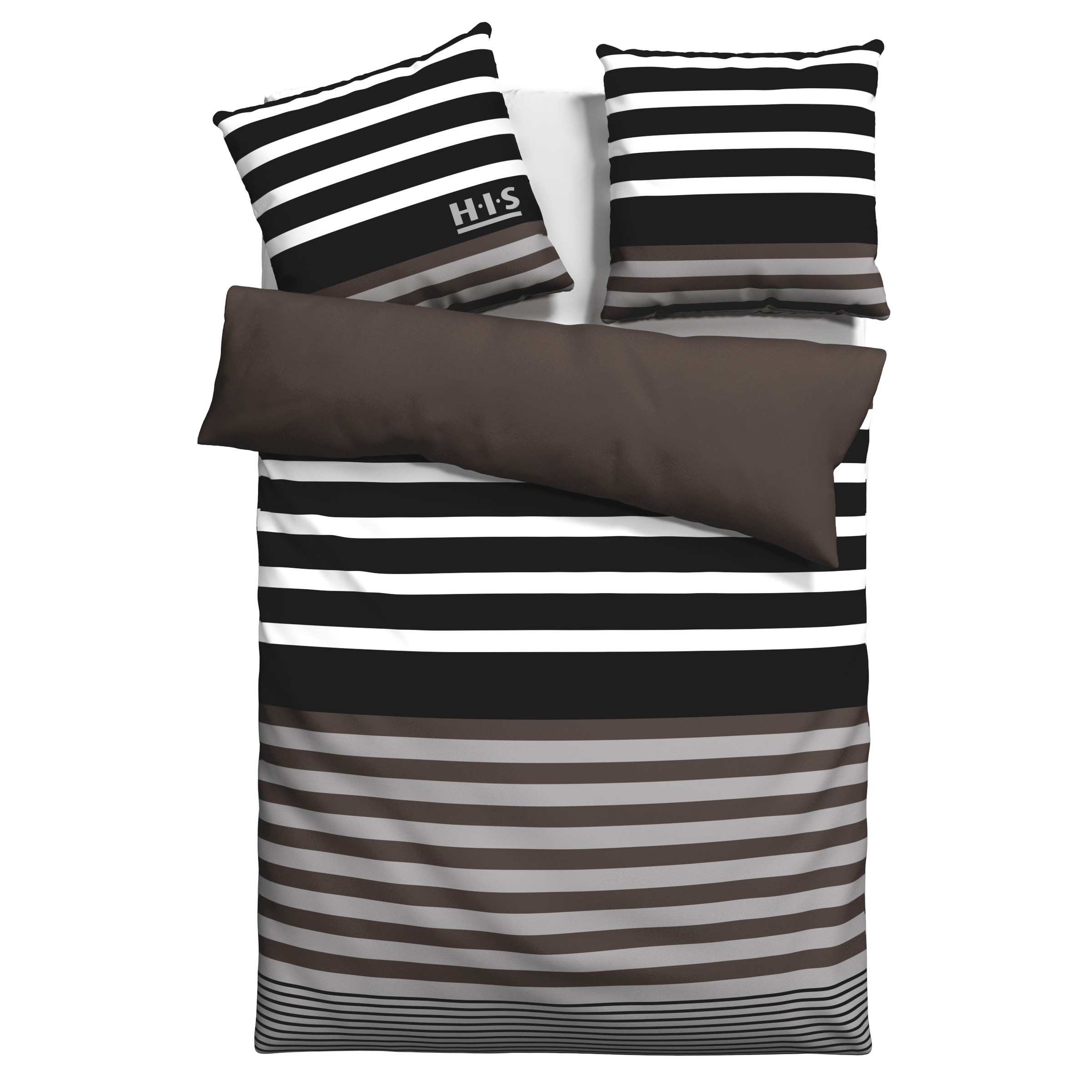 H.I.S Bettwäsche "Majoran" 3 Stk. tlg. gestreifte Bettwäsche in verschieden günstig online kaufen