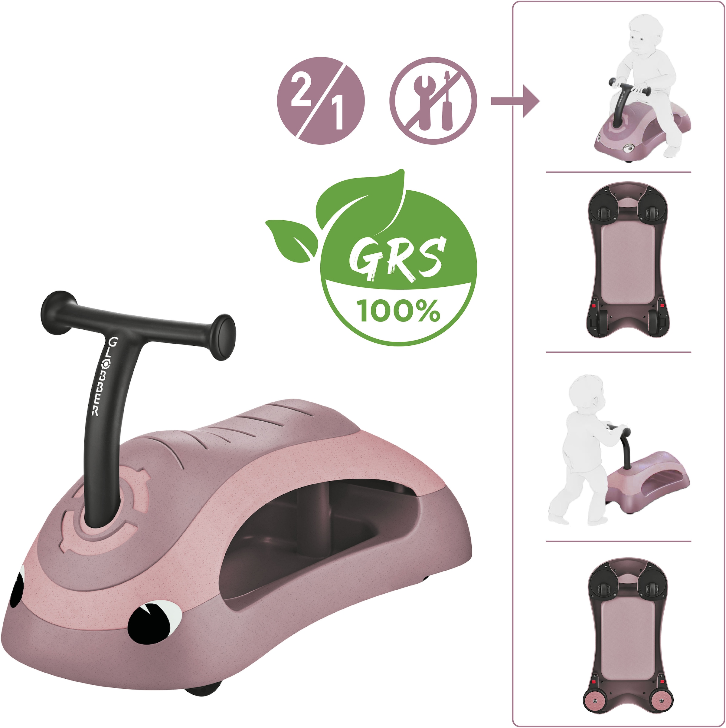 Globber Rutscher »WALK N' ROLL 2in1 ECO«