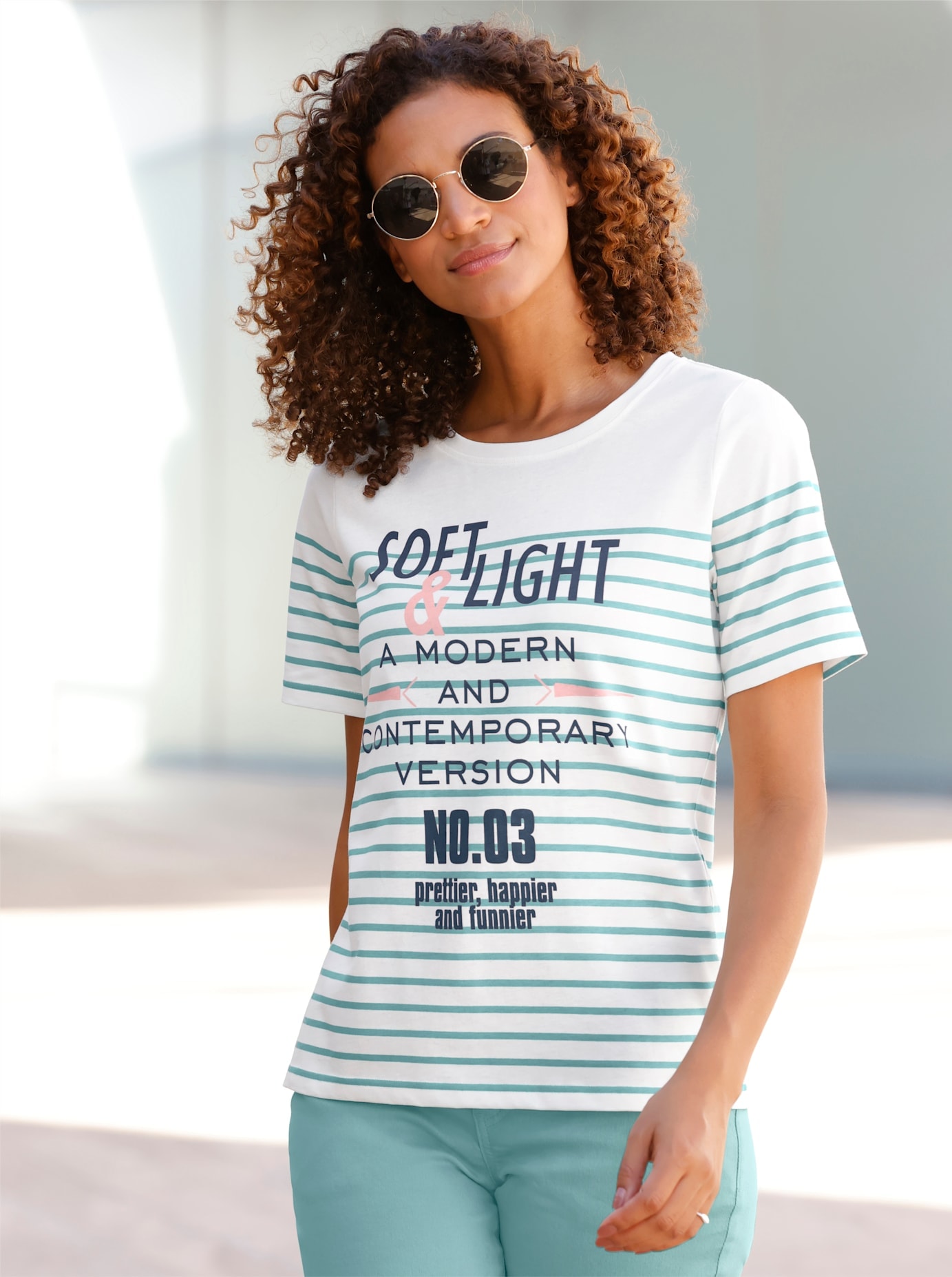 Casual Looks Kurzarmshirt "Kurzarm-Shirt" 1 Stk. tlg. günstig online kaufen