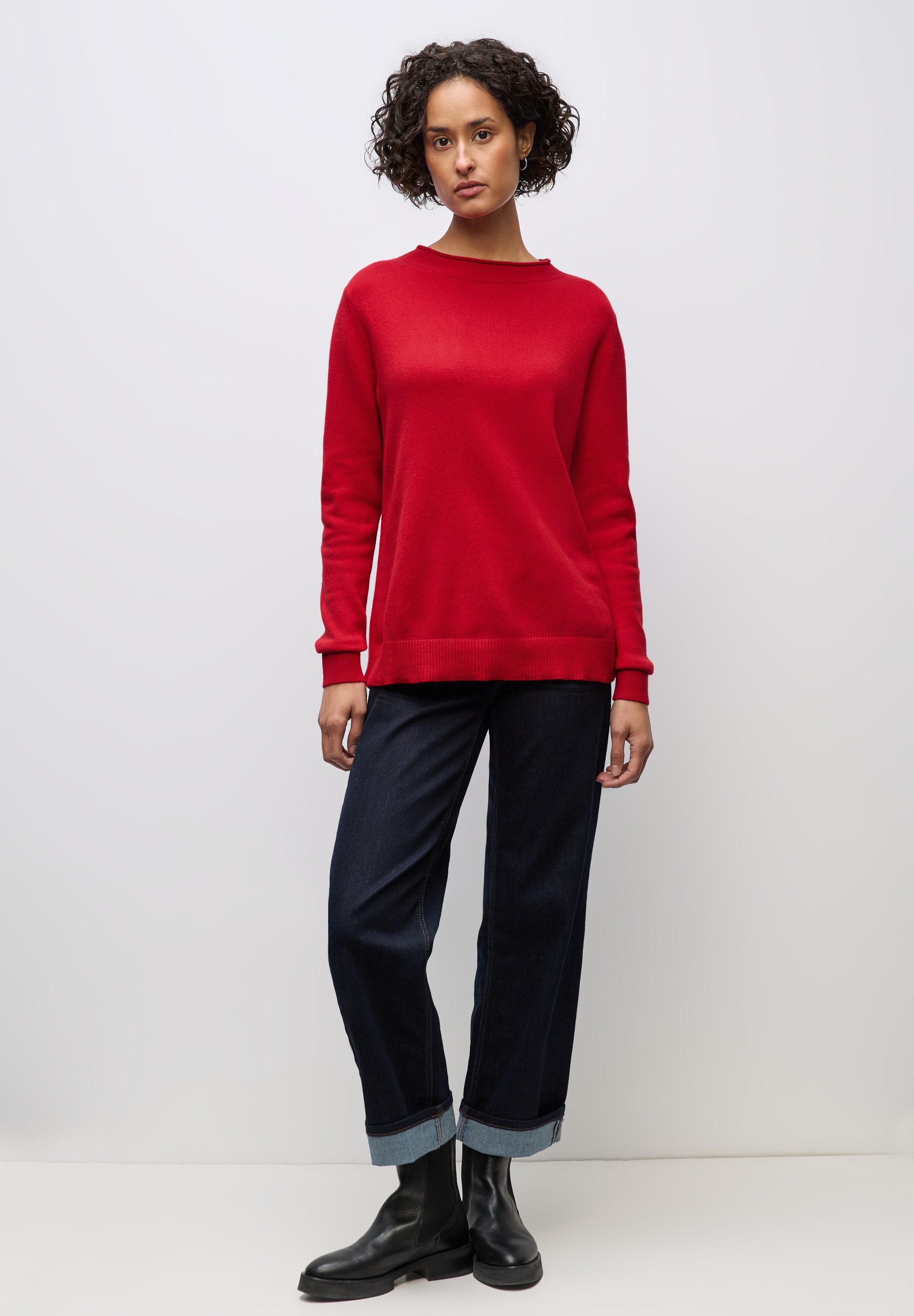 STREET ONE Strickpullover, Feinstrick