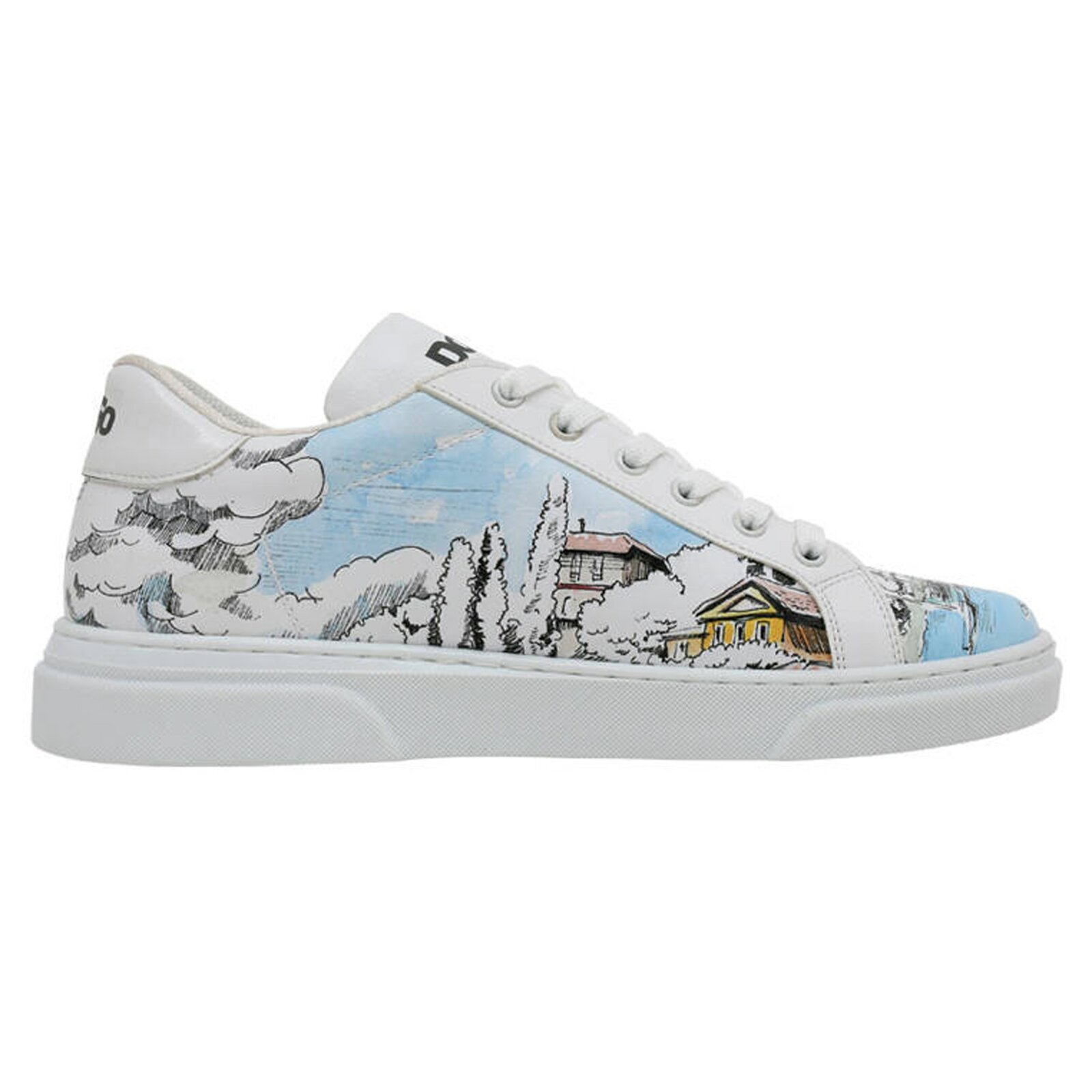 Thumbnail - DOGO Sneaker "Ace Low-Top Sneaker Life Goes On Damen Sneaker, Ace Low-Top" Handgefertigt