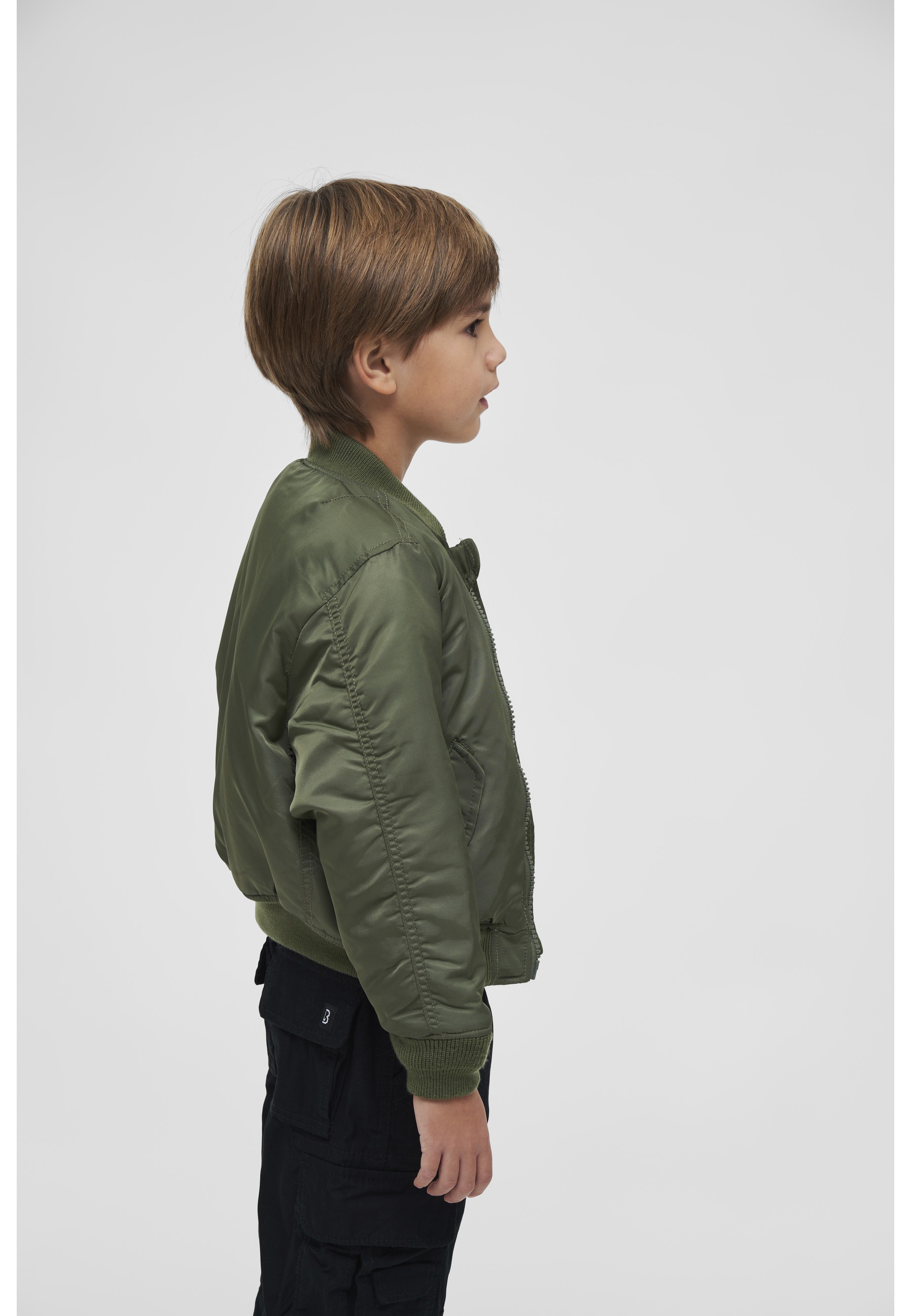 Brandit Anorak »Brandit Herren Kids MA1 Jacket« 1 Stk. tlg. ohne Kapuze
