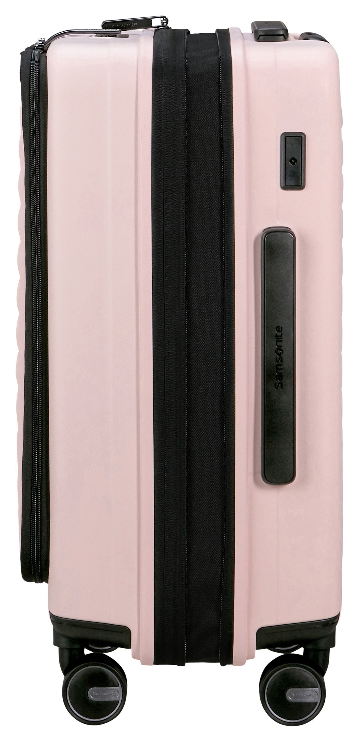 Samsonite Hartschalen-Trolley »RESTACKD, verschiedene Größen und Farben«, (mit Packtaschen), 4 Rollen, Reisekoffer mit TSA Schloss Volumenerweiterung Packtaschen