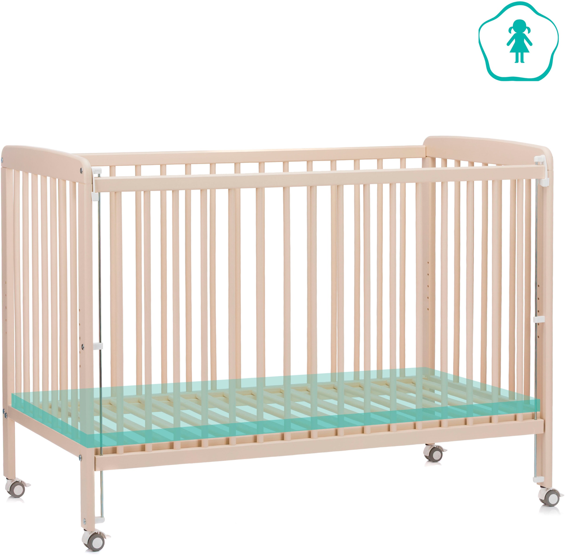 Fillikid Beistellbett »Nena«, inkl. Matratze; Made in Europe