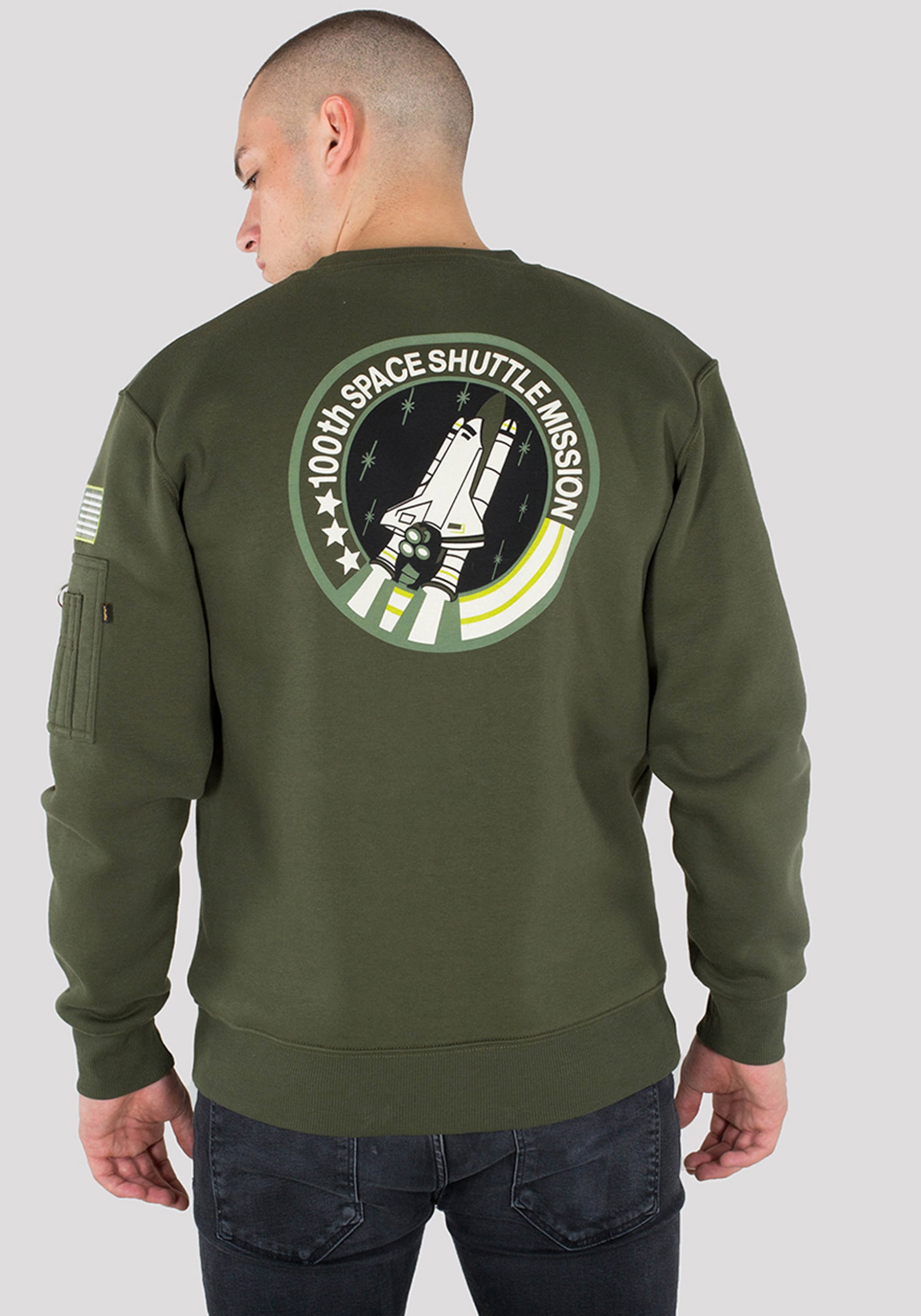 Alpha Industries Sweater "Alpha Industries Men - Sweatshirts Space Shuttle günstig online kaufen