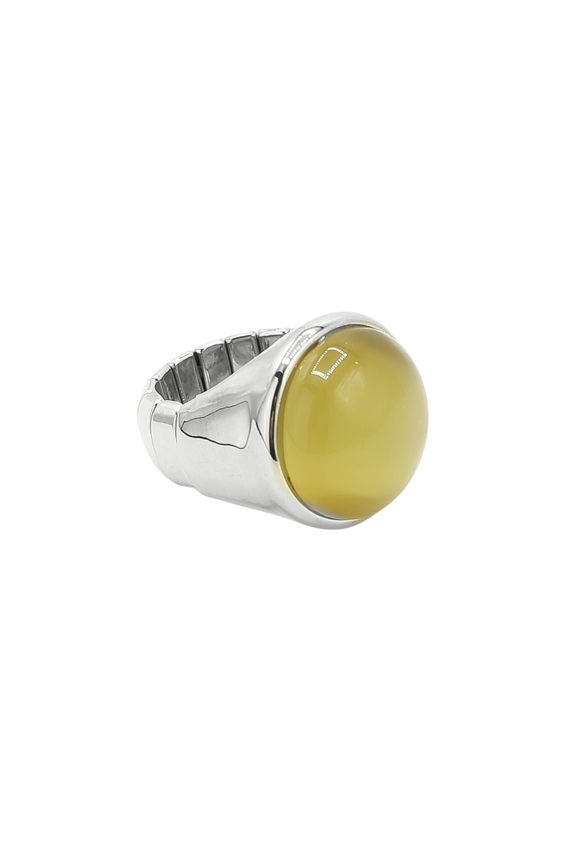 Fingerring "Olive", grün (oliv), COLLEZIONE ALESSANDRO, Fingerringe, Damen, Messing, Fingerring 3
