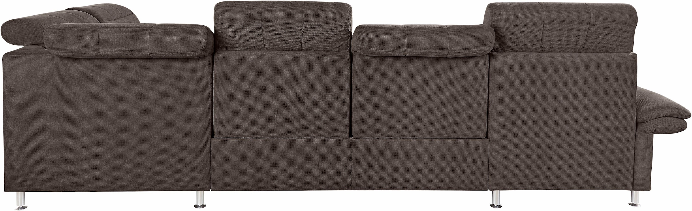 Places of Style Wohnlandschaft »Manhattan U-Form«, 2 Sitze mit elektrischer Relaxfunktion, verstellbare Armlehnen