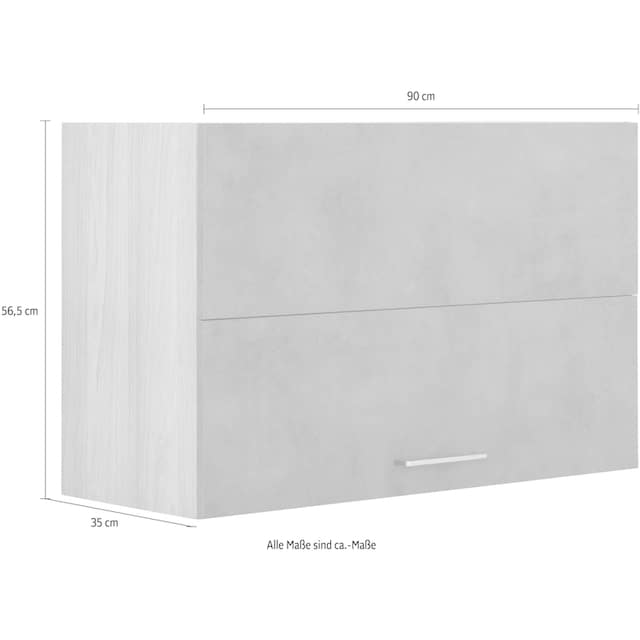 wiho Küchen Faltlifthängeschrank »Zell«, Breite 90 cm bestellen | BAUR
