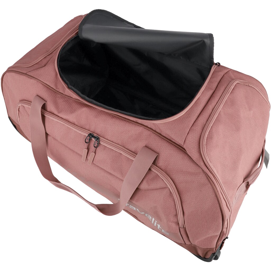 travelite Reisetasche »Kick Off XL, 77 cm«, Duffle Bag Reisegepäck Sporttasche Reisebag mit Trolleyfunktion