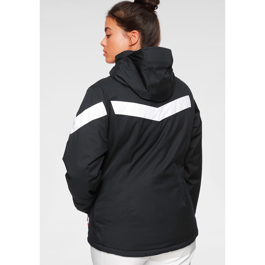 Maier Sports Skijacke »Ski Jacke wattiert Damen«, mit Kapuze