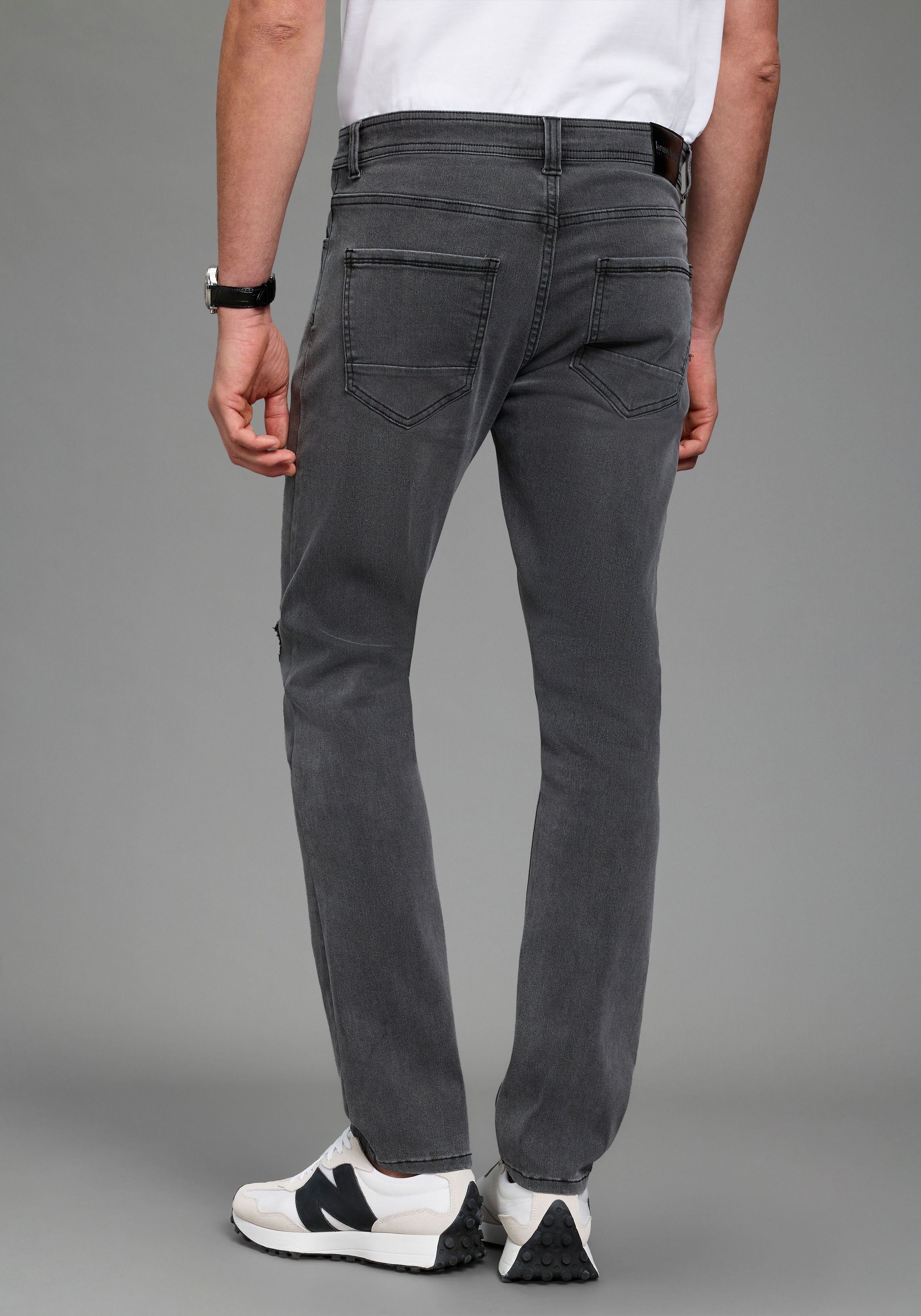 Bruno Banani Slim-fit-Jeans "Grady" schmale Beinweite, niedrige Leibhöhe, f günstig online kaufen