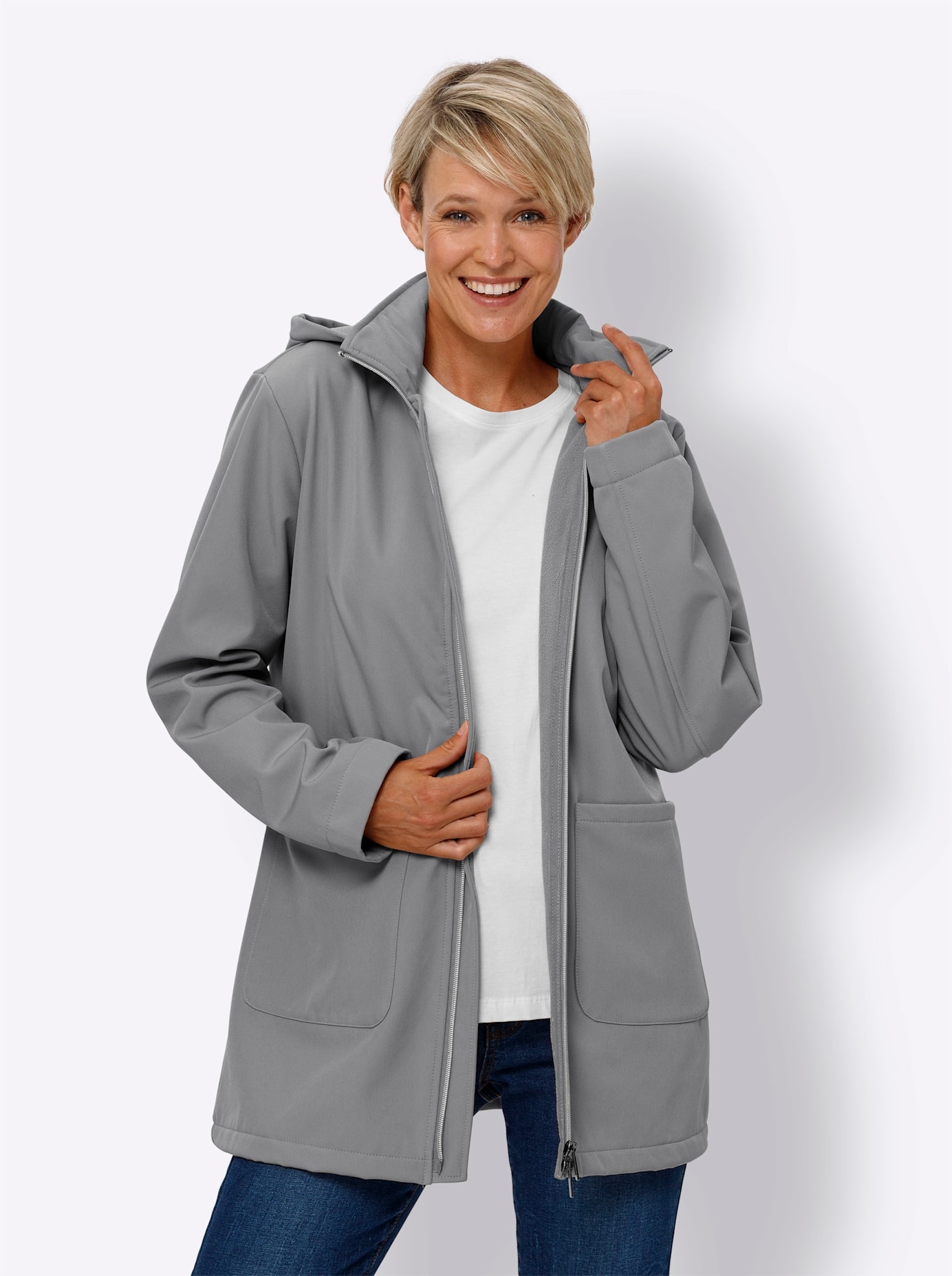 Classic Basics Softshelljacke, mit Kapuze günstig online kaufen