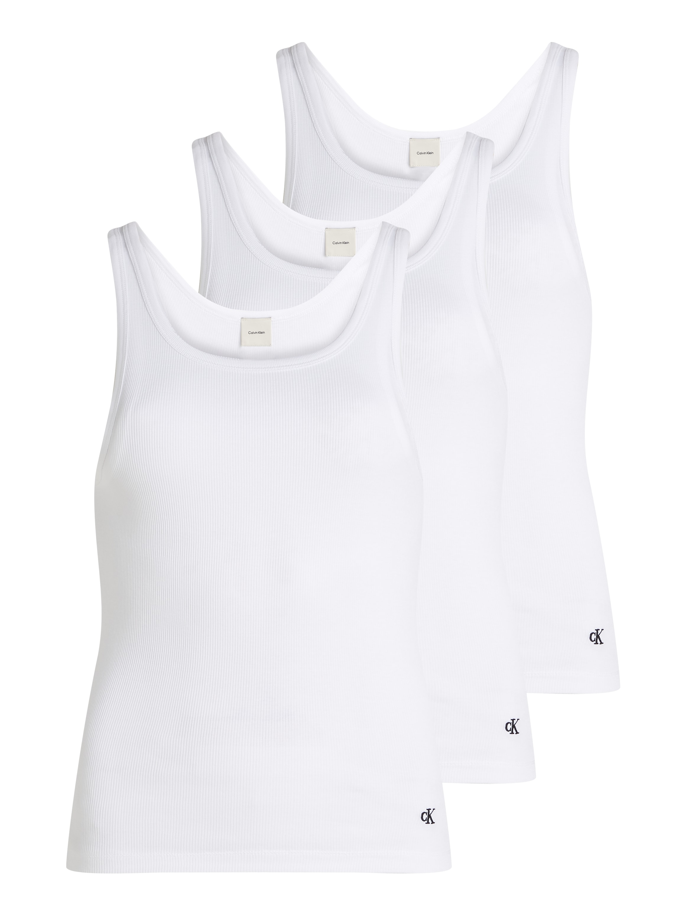 Calvin Klein Underwear Tanktop "SCOOP NECK COTTON TANK 3PK" Packung, 3er-Pa günstig online kaufen