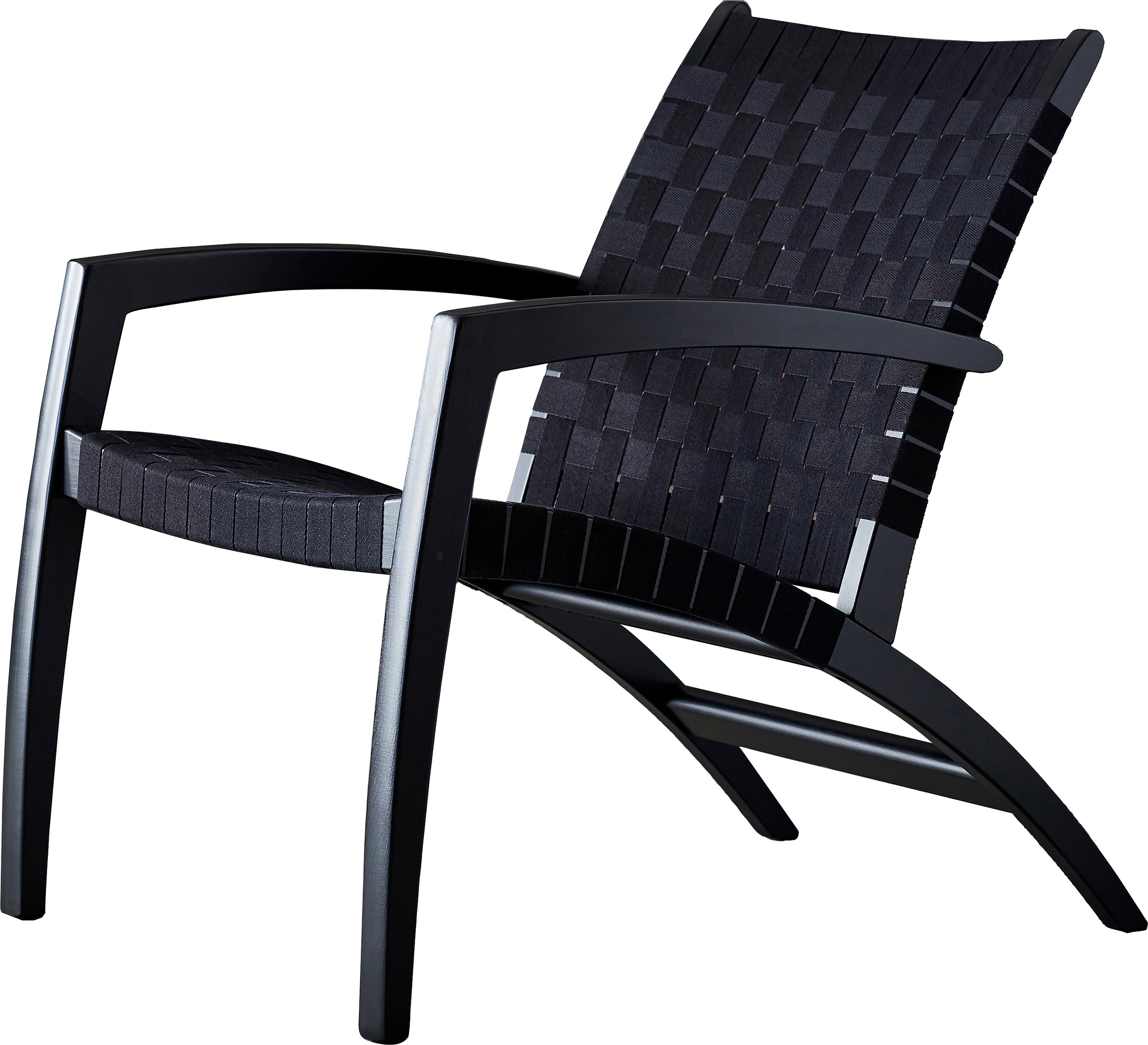 Hammel Furniture Loungesessel »Findahl by Hammel Luna«, aus massiver Eiche, Sitz und Rückenlehne aus geflochtenem Gurtband