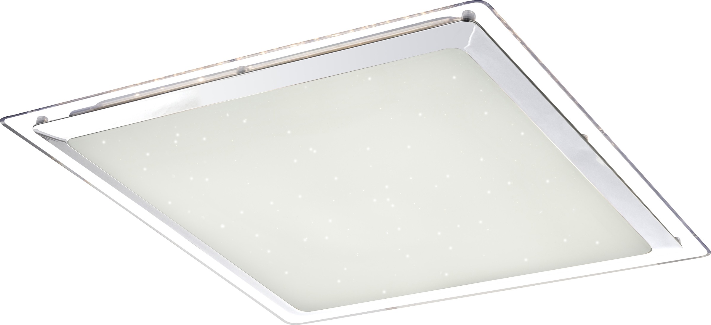 GLOBO LIGHTING LED Deckenleuchte »RENA«, Leuchtmittel LED-Modul | LED fest integriert, Deckenlampe/quadratisch/Wohnzimmer/Schlafzimmer/elegant